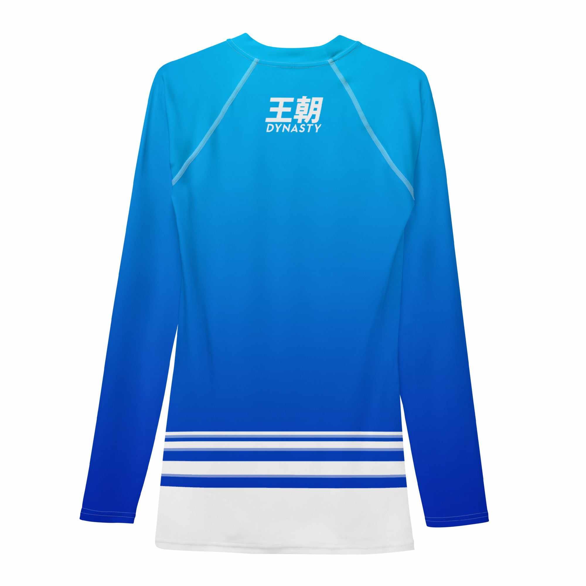 Dynasty Combat Sports IBJJF Competition Rash Guard (Blue)-Rash Guards - Dynasty Clothing MMA