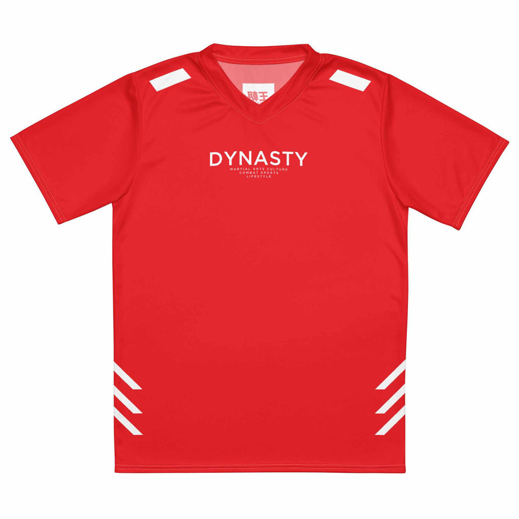 Dynasty Combat Sports Training Shirt (Fire Red)-Training Shirts - Dynasty Clothing MMA