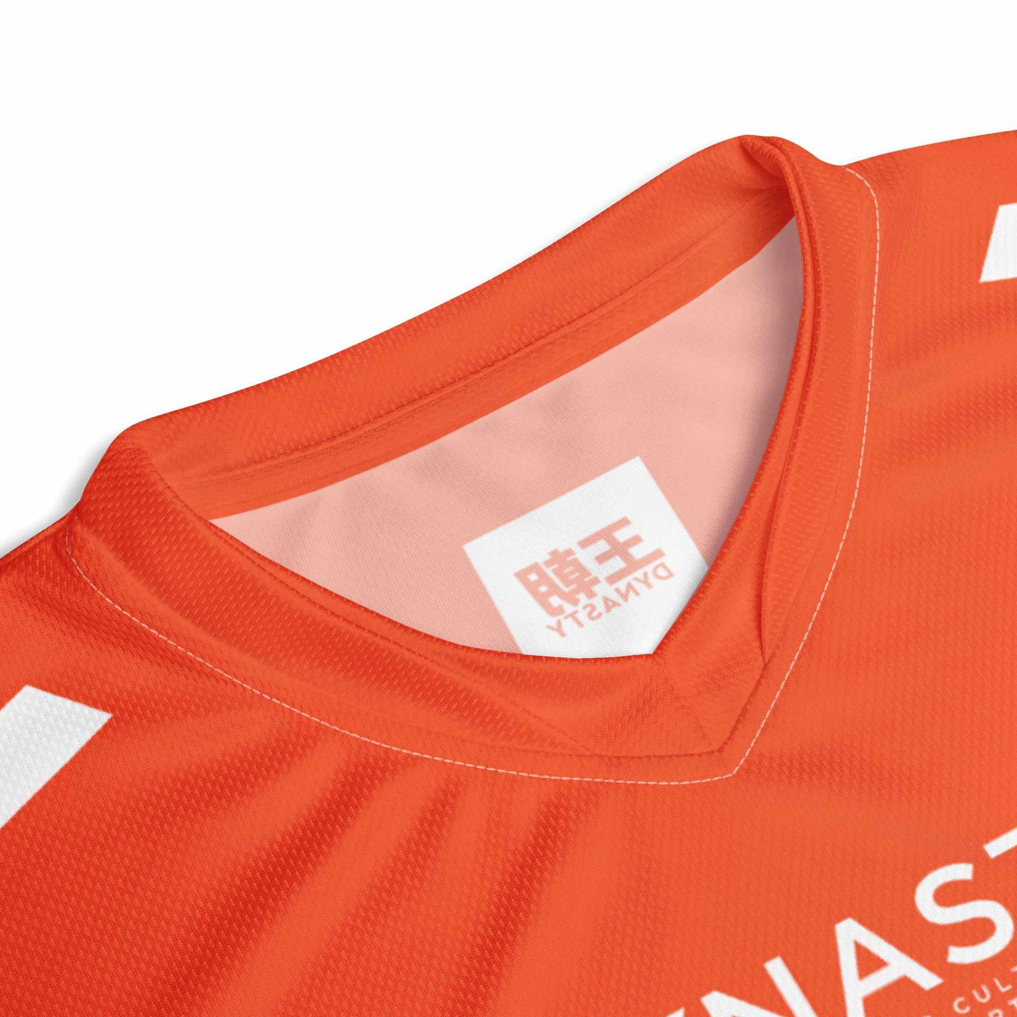 Dynasty Combat Sports Training Shirt (Orange)-Training Shirts - Dynasty Clothing MMA