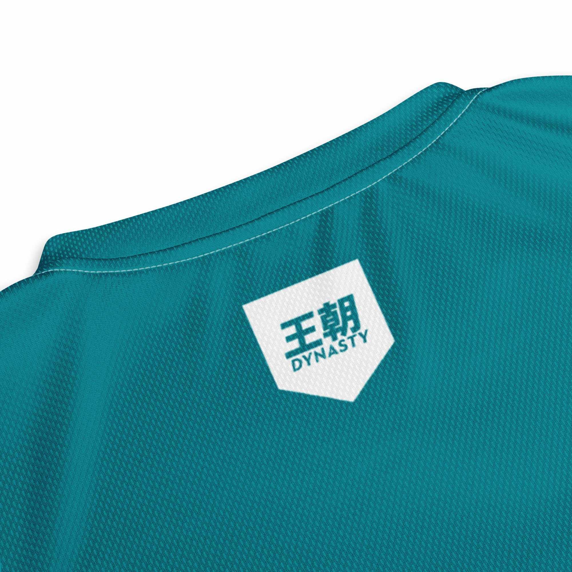 Dynasty Combat Sports Training Shirt (Teal)-Training Shirts - Dynasty Clothing MMA