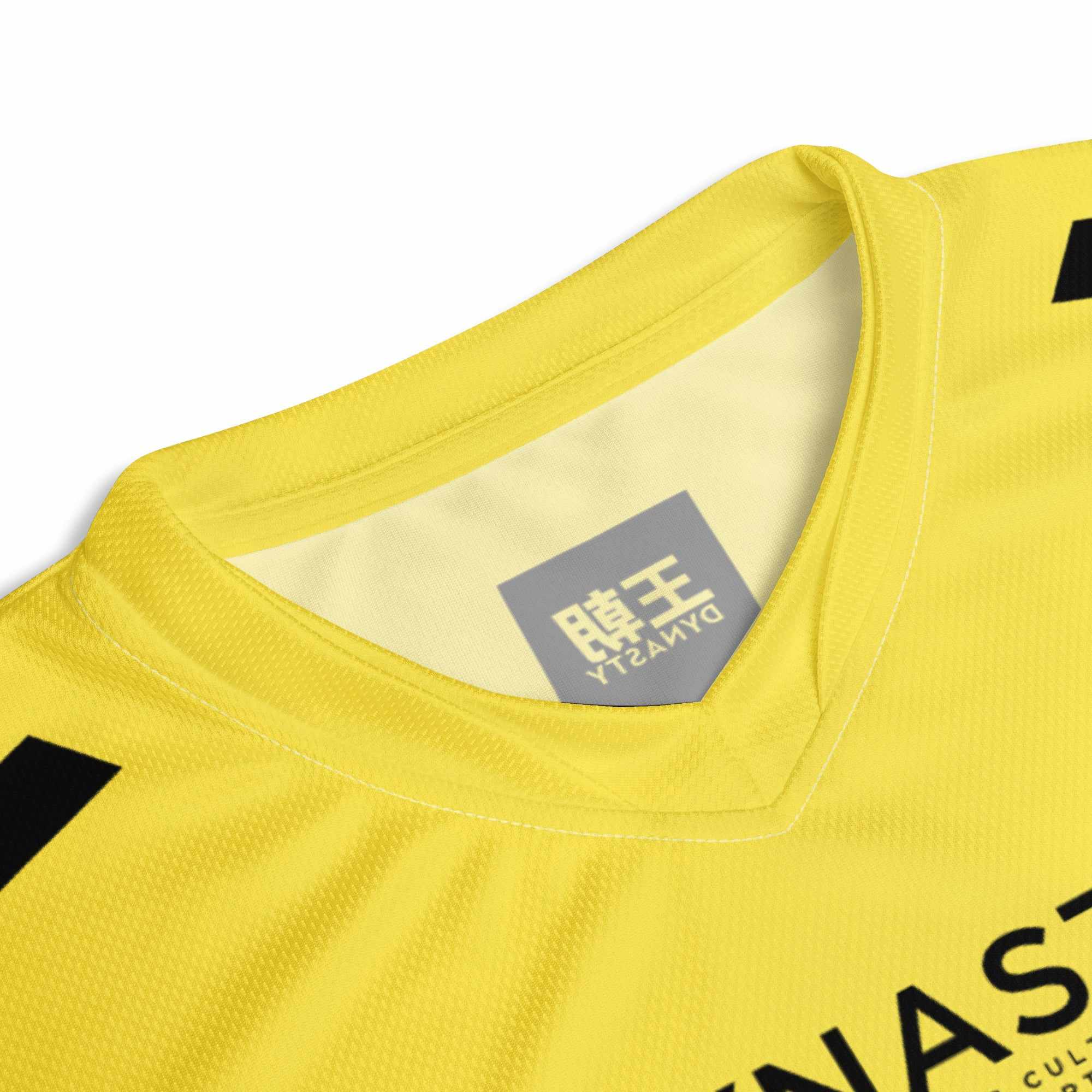 Dynasty Combat Sports Training Shirt (Yellow)-Training Shirts - Dynasty Clothing MMA