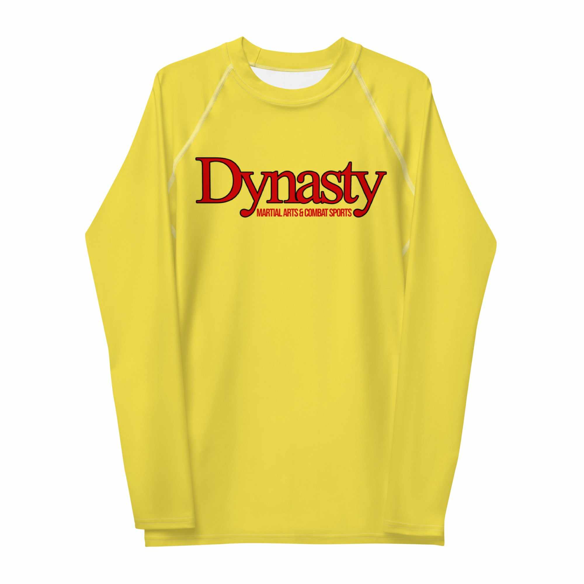 Dynasty "Comet" Rash Guard (Yellow)-Rash Guards - Dynasty Clothing MMA