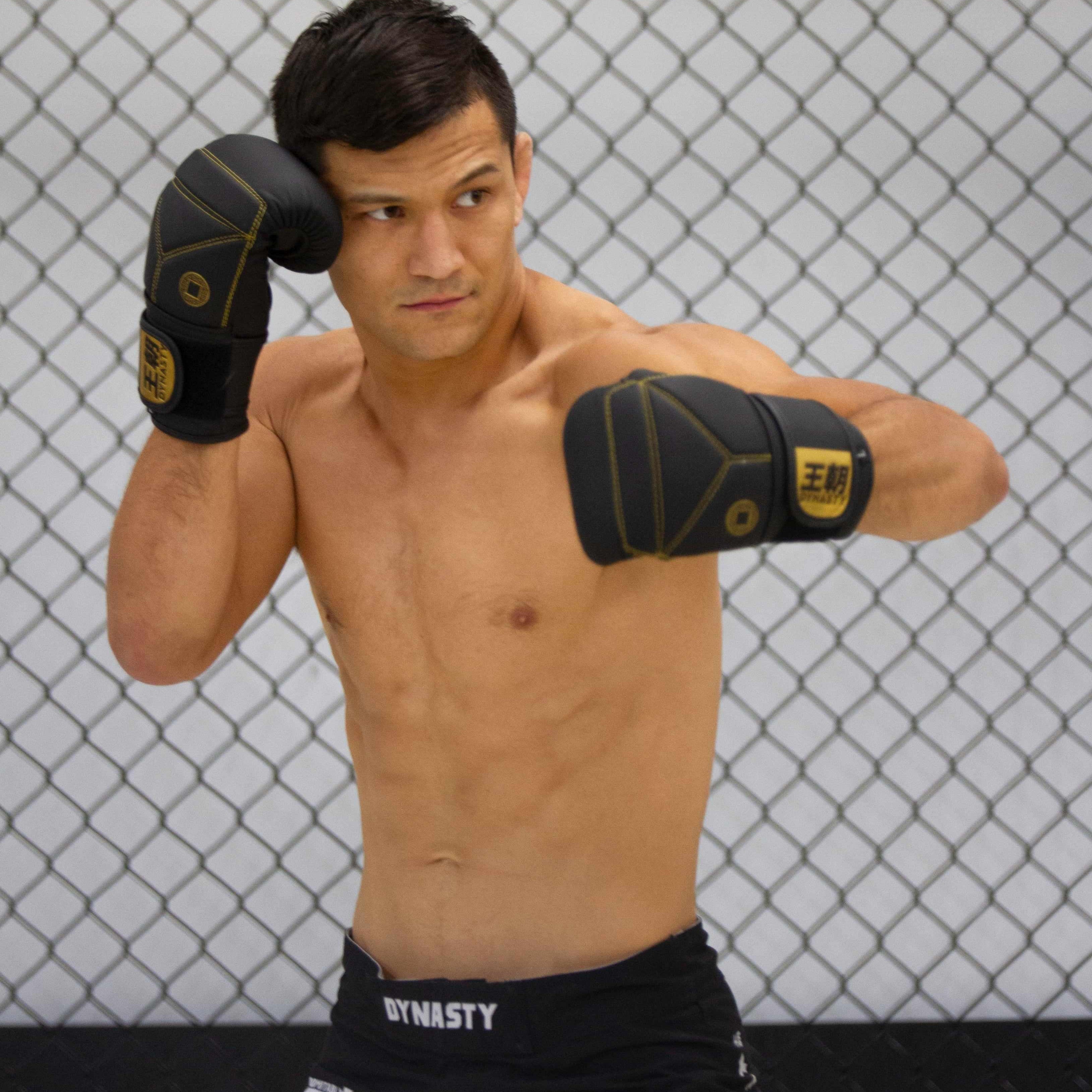 Dynasty Diamond Pro Old School Boxing Bag Gloves (Matte Black)-Boxing Gloves - Dynasty Clothing MMA