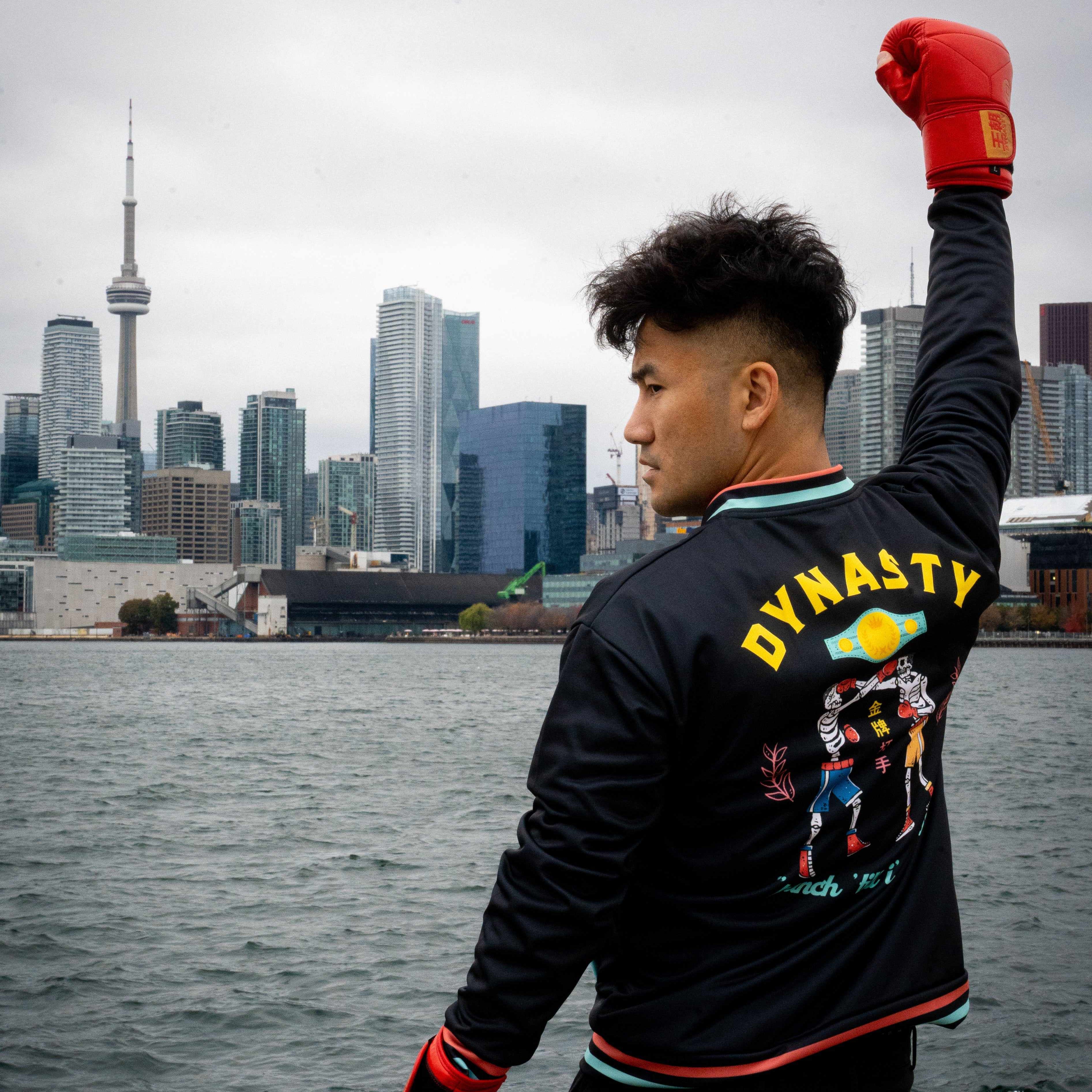 Dynasty Diamond Pro Old School Boxing Bag Gloves (Red)-Boxing Gloves - Dynasty Clothing MMA