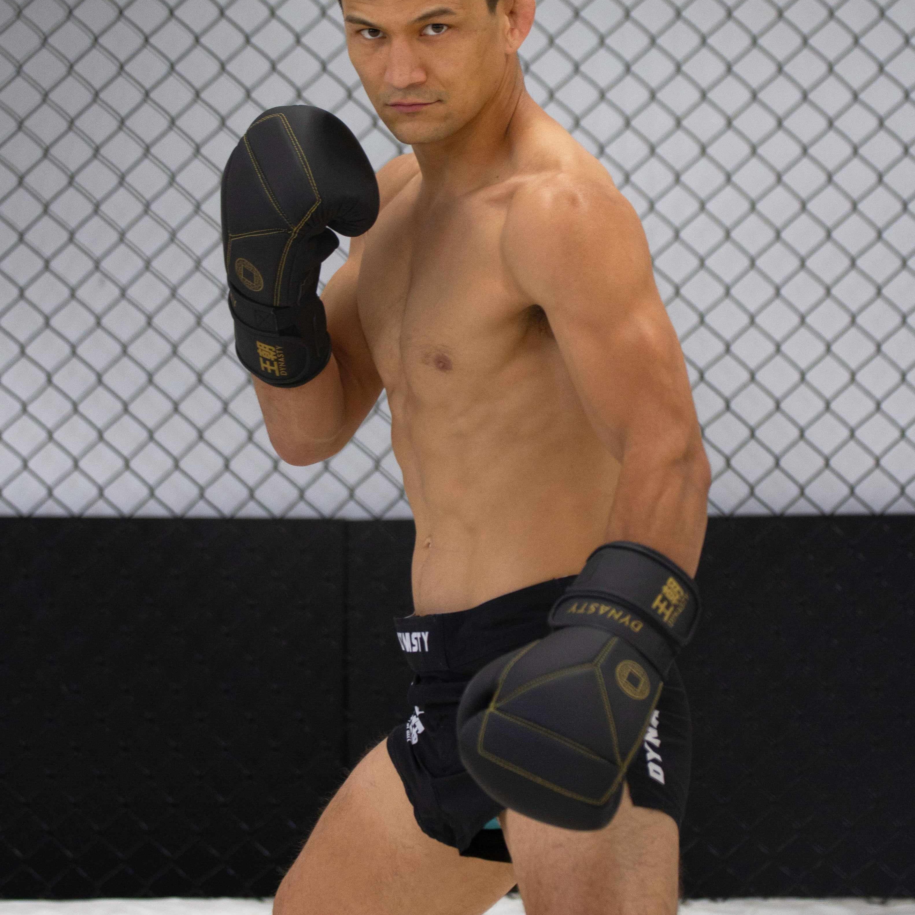 Dynasty Diamond Pro Training Gloves (Matte Black)-Boxing Gloves - Dynasty Clothing MMA