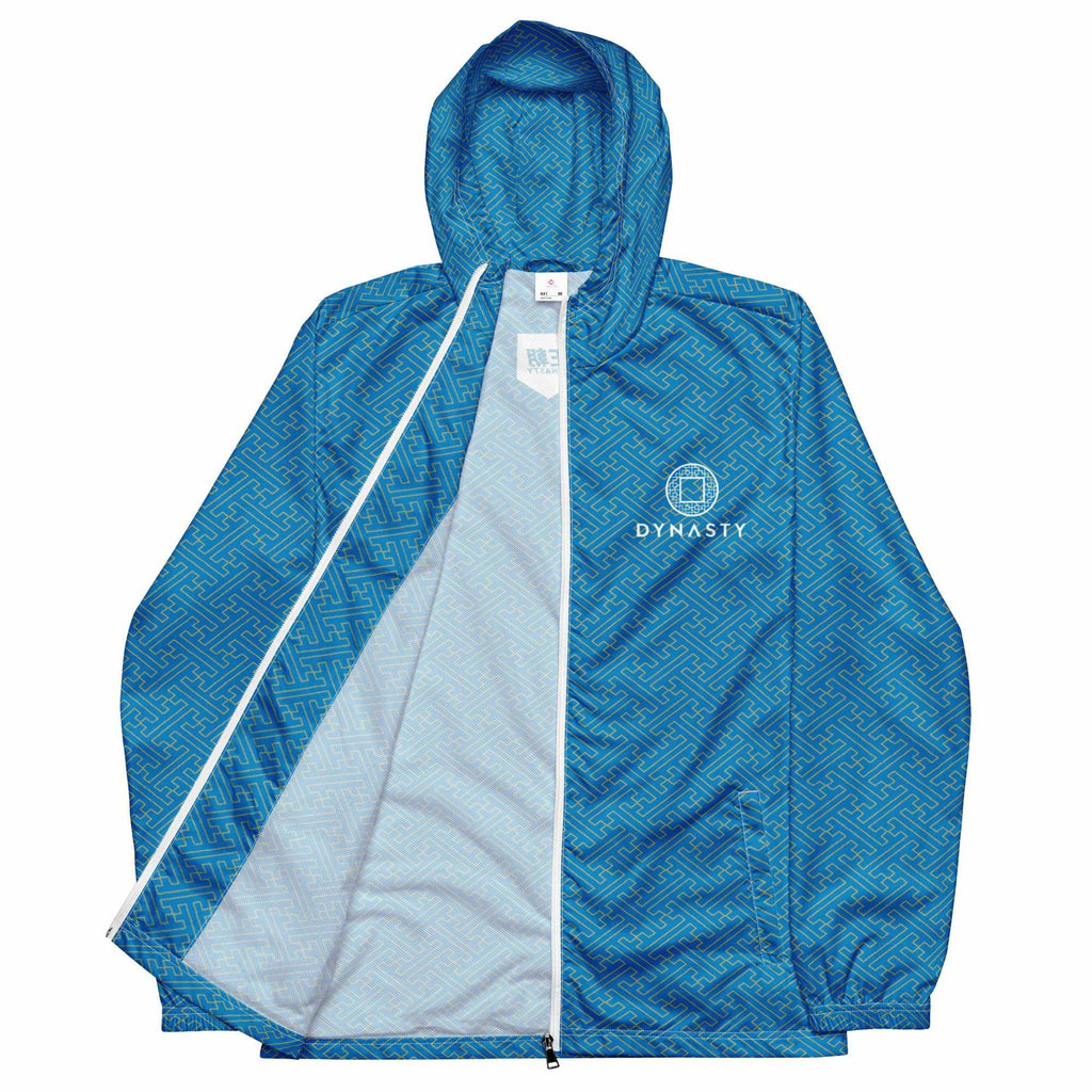 Dynasty Exquisite Windbreaker Jacket (Blue)-Hoodies / Sweaters - Dynasty Clothing MMA