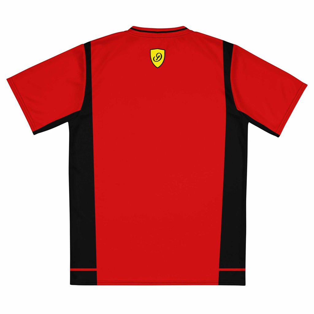 Dynasty "Ferrari" Racing Shirt (Red)-Training Shirts - Dynasty Clothing MMA