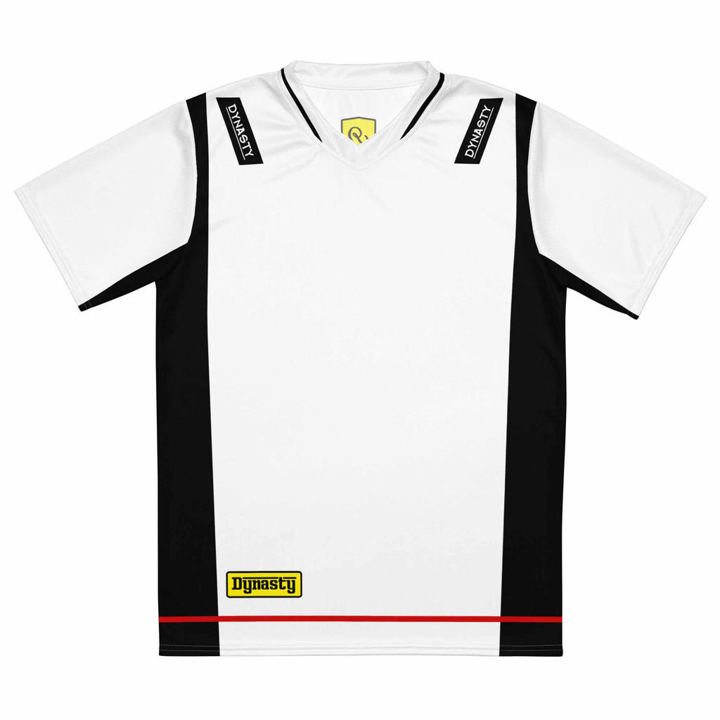 Dynasty "Ferrari" Racing Shirt (White)-Training Shirts - Dynasty Clothing MMA
