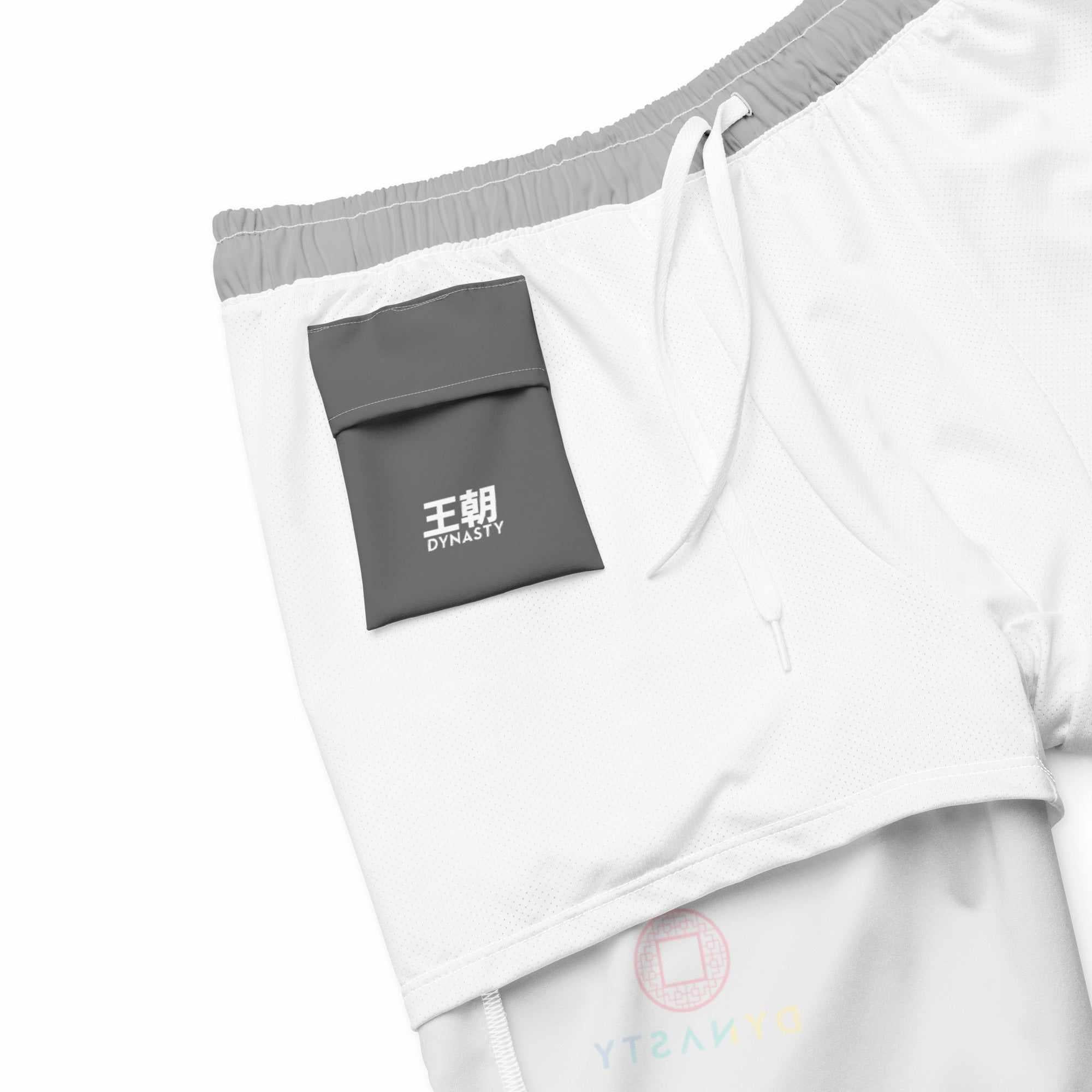 Dynasty Hybrid Emblem Board Shorts (RGB)-Hybrid Shorts - Dynasty Clothing MMA