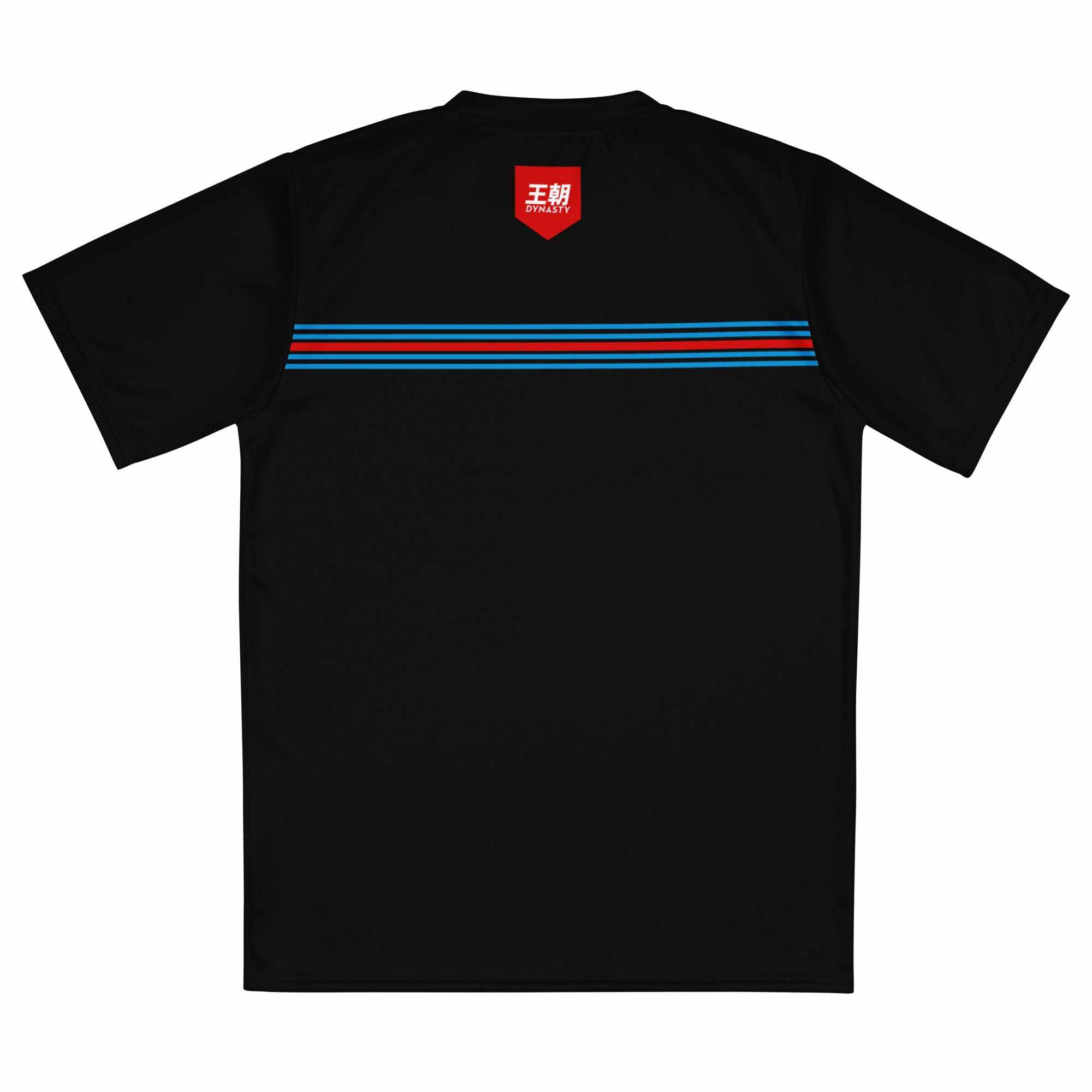 Dynasty "Martini" Racing Shirt (Black)-Training Shirts - Dynasty Clothing MMA