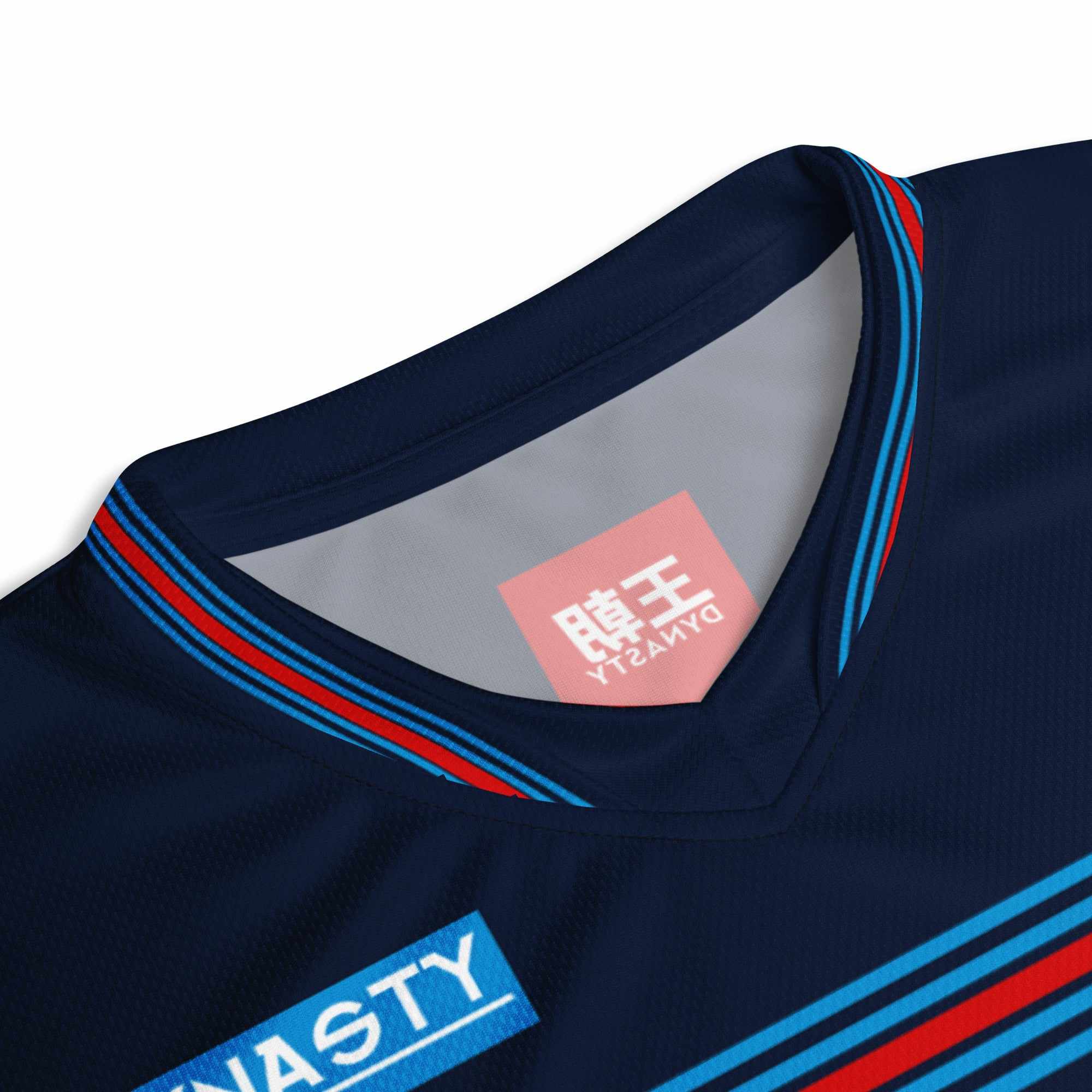 Dynasty "Martini" Racing Shirt (Navy)-Training Shirts - Dynasty Clothing MMA