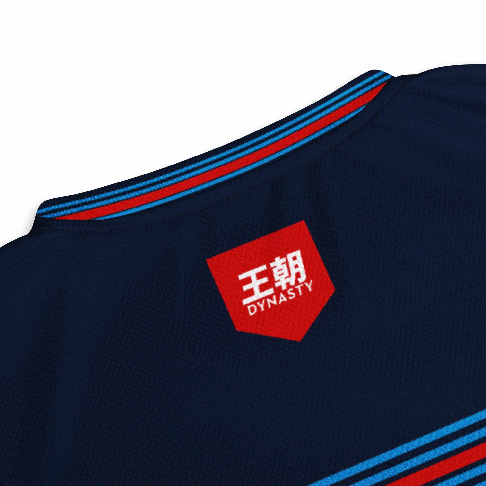 Dynasty "Martini" Racing Shirt (Navy)-Training Shirts - Dynasty Clothing MMA