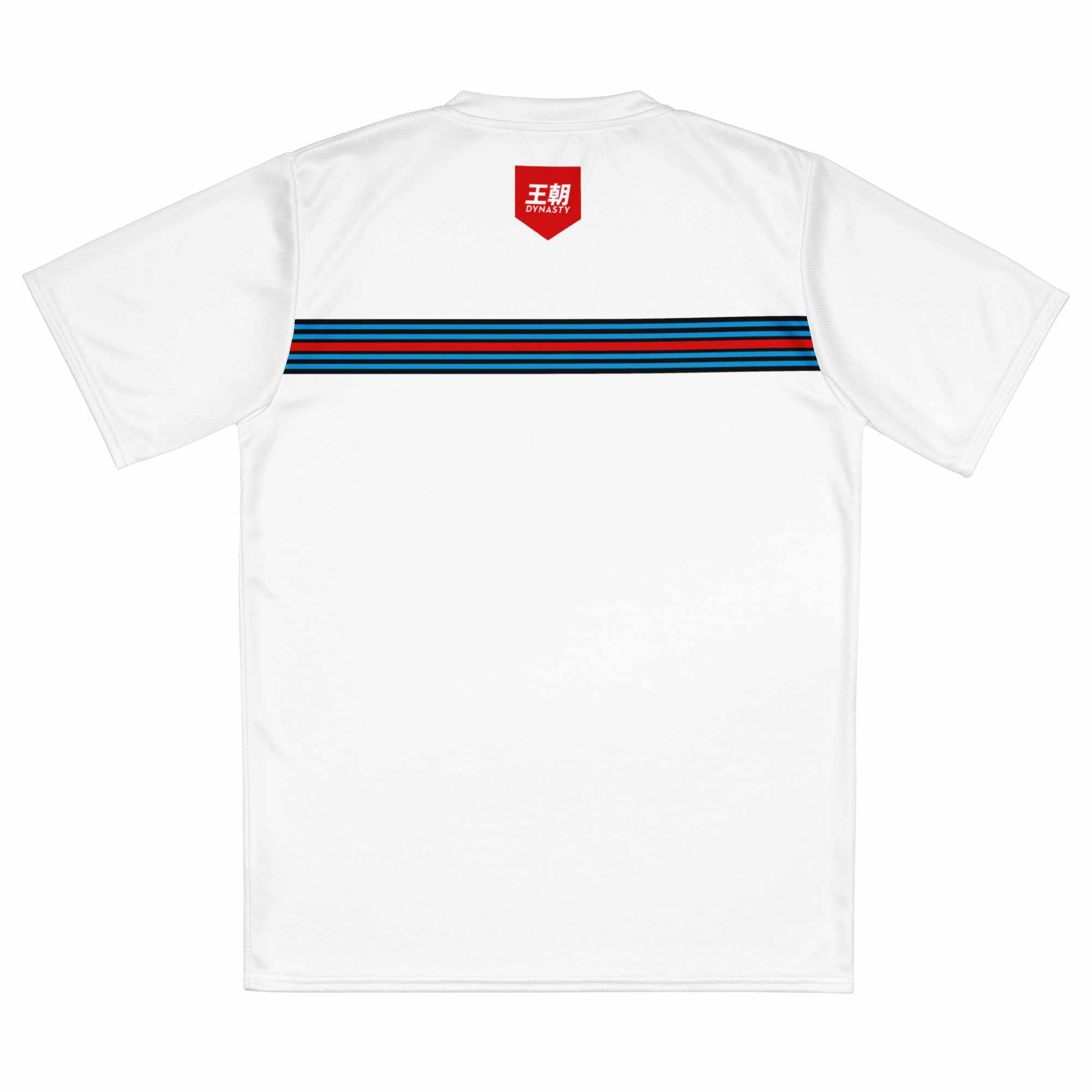 Dynasty "Martini" Racing Shirt (White)-Training Shirts - Dynasty Clothing MMA