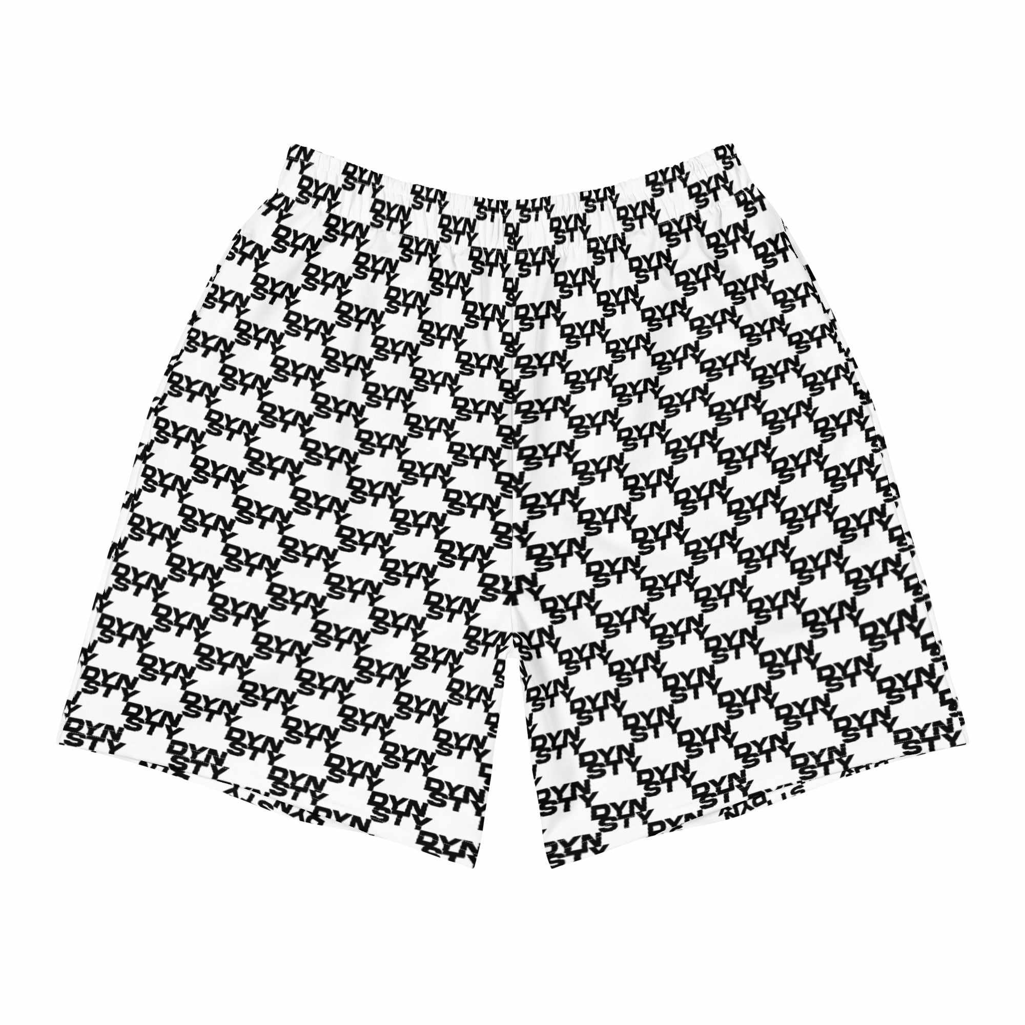 Dynasty Punisher Active Training Workout Shorts (White)-Training Shorts - Dynasty Clothing MMA