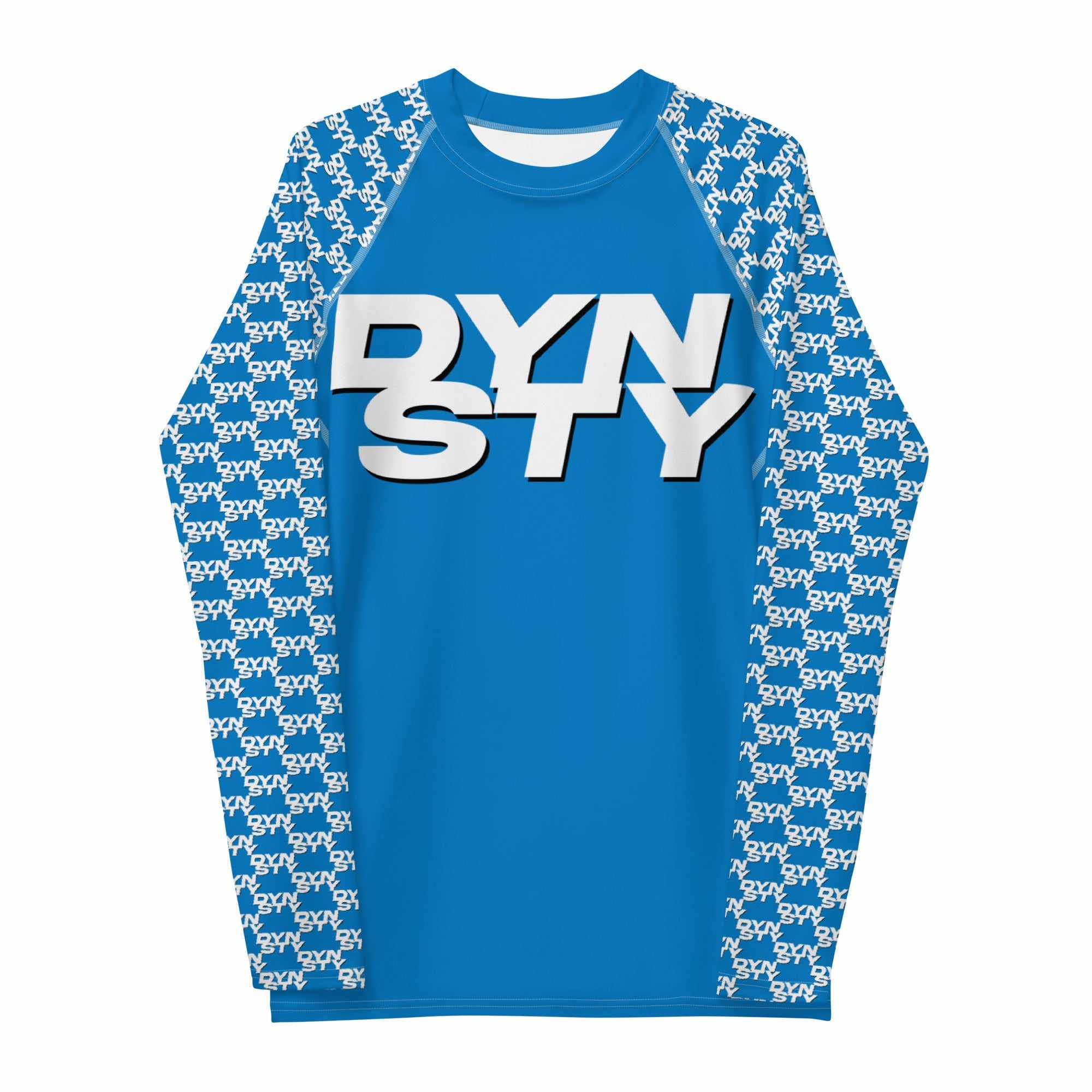 Dynasty Punisher Rash Guard (Blue)-Rash Guards - Dynasty Clothing MMA