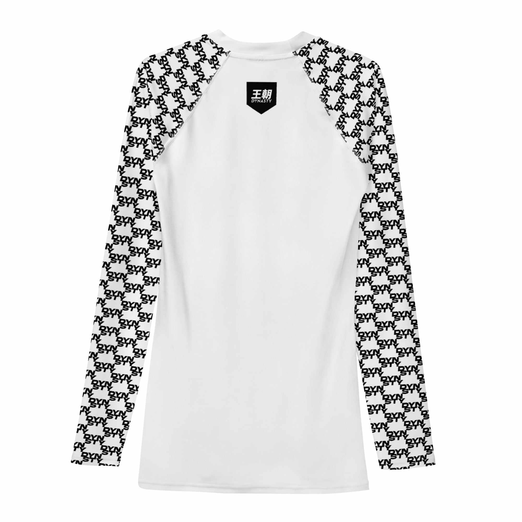 Dynasty Punisher Rash Guard (White)-Rash Guards - Dynasty Clothing MMA