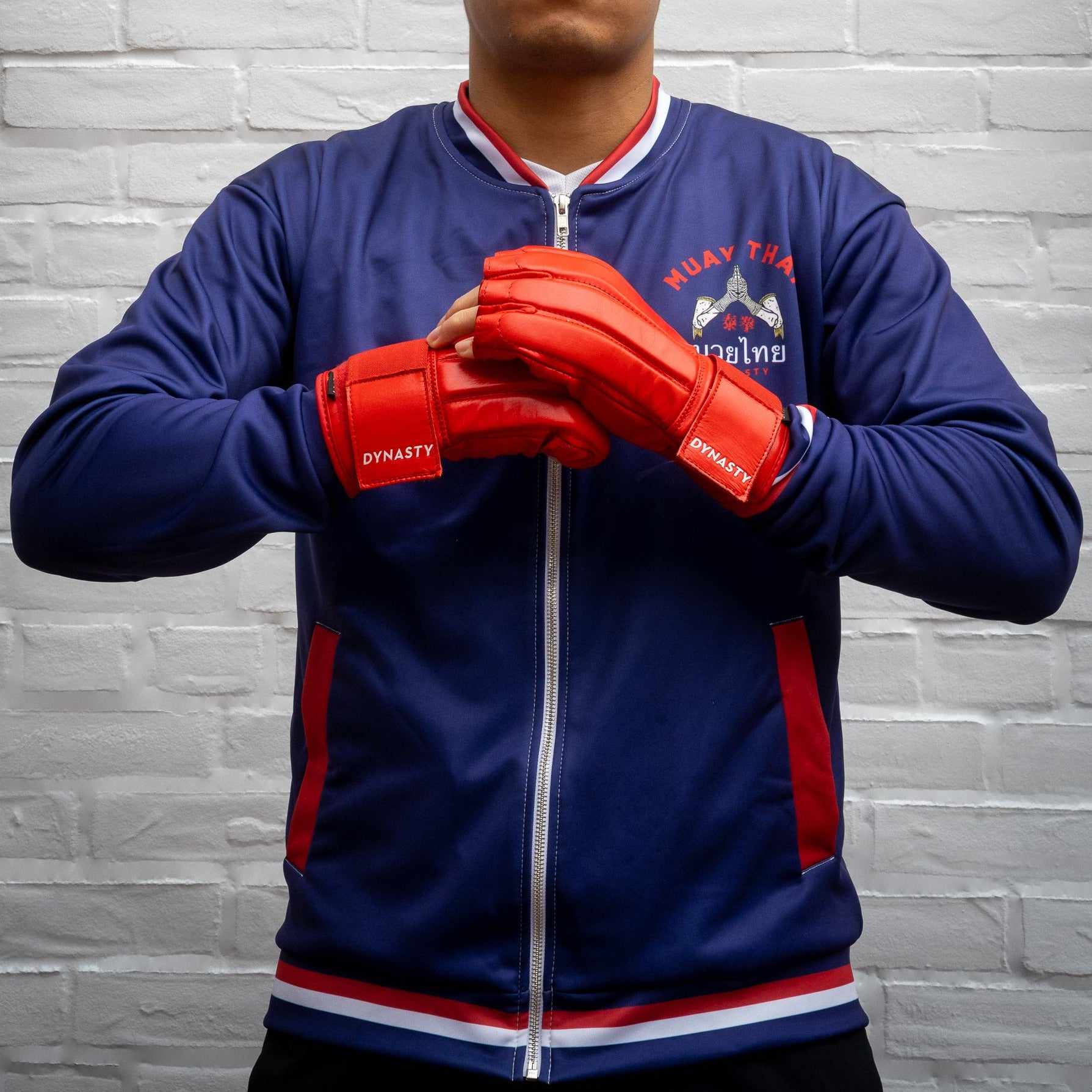 "Fatal Contact" Old School Kung Fu / Bareknuckle Boxing Bag Gloves-Boxing Gloves - Dynasty Clothing MMA