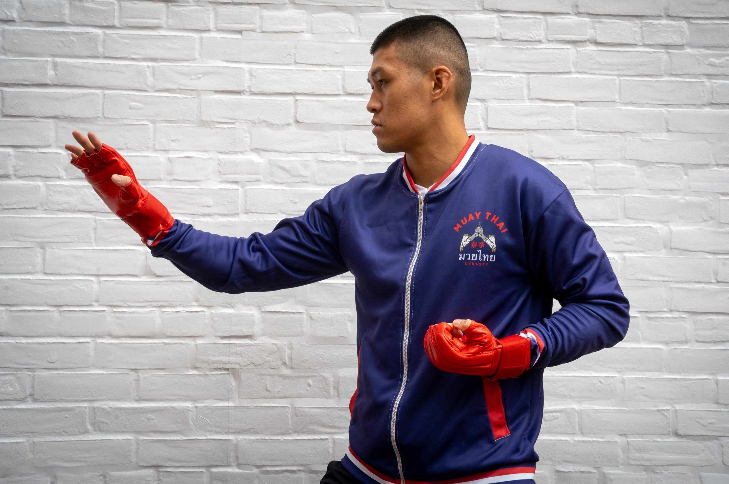 "Fatal Contact" Old School Kung Fu / Bareknuckle Boxing Bag Gloves-Boxing Gloves - Dynasty Clothing MMA