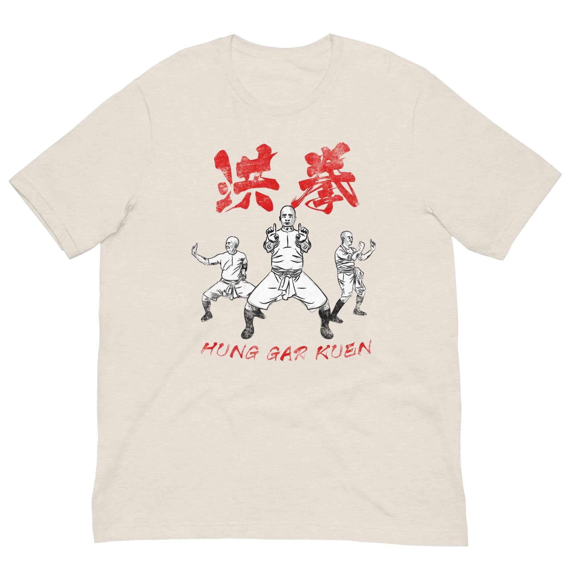 洪家拳功夫 Hung Gar Kuen Kung Fu T-Shirt-T-Shirts - Dynasty Clothing MMA