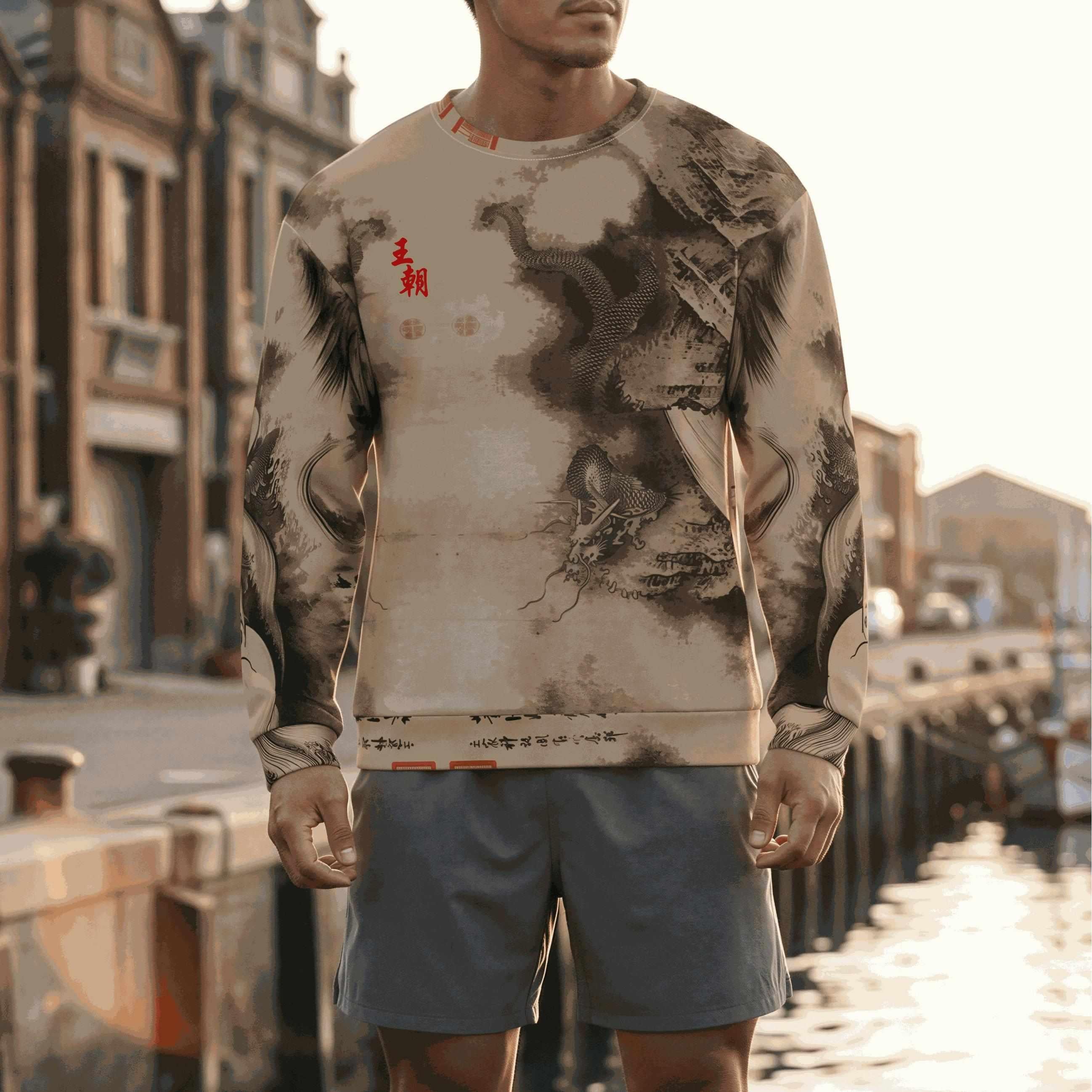 Nine Dragons Redux Sweatshirt-Hoodies / Sweaters - Dynasty Clothing MMA