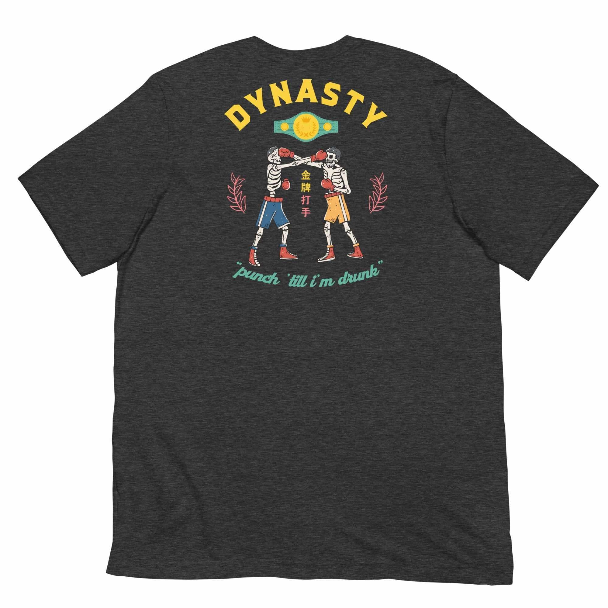 Old School Boxing Club "Punch 'Till I'm Drunk" T-Shirt-T-Shirts - Dynasty Clothing MMA