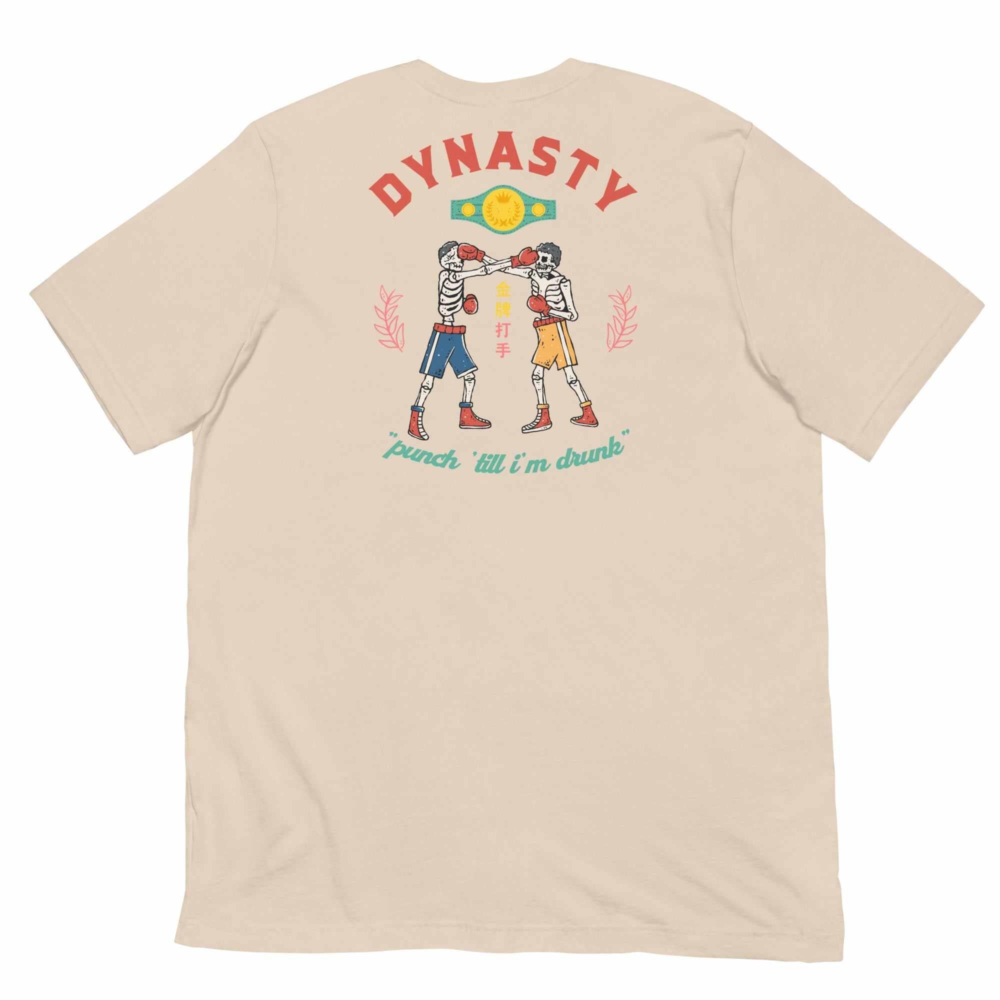 Old School Boxing Club "Punch 'Till I'm Drunk" T-Shirt-T-Shirts - Dynasty Clothing MMA