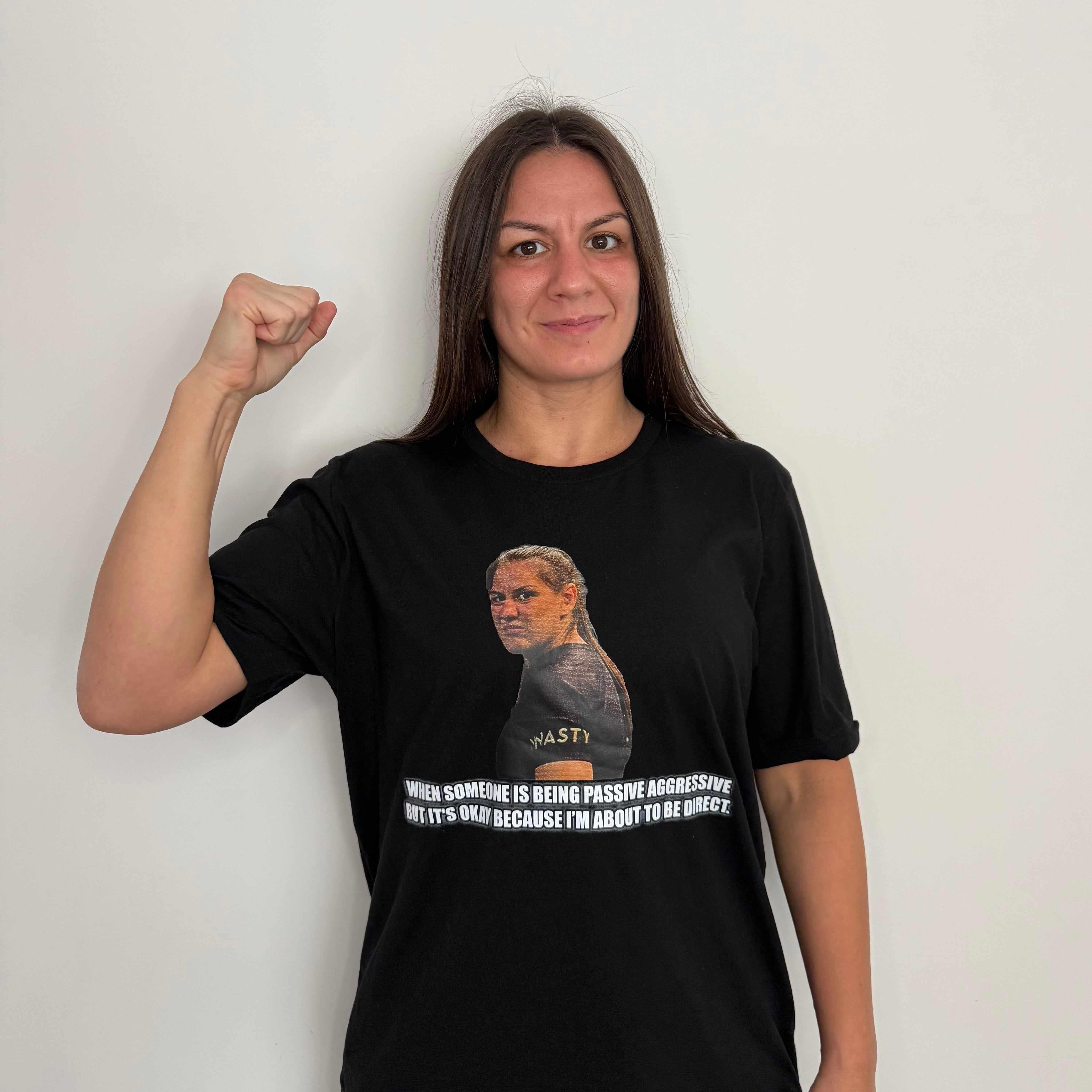 Passive-Aggressive (Alice Ardelean) T-Shirt-T-Shirts - Dynasty Clothing MMA