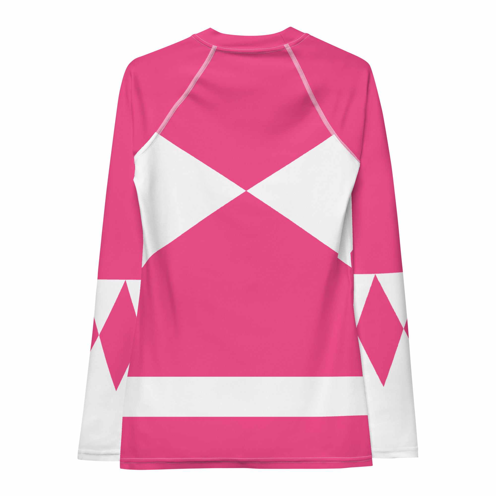 Pink Ranger Women's Rash Guard-Rash Guards - Dynasty Clothing MMA