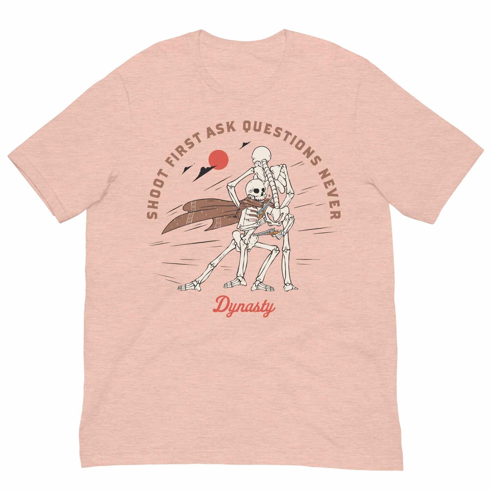 Shoot First Ask Questions Never (Wrestling) T-Shirt-T-Shirts - Dynasty Clothing MMA