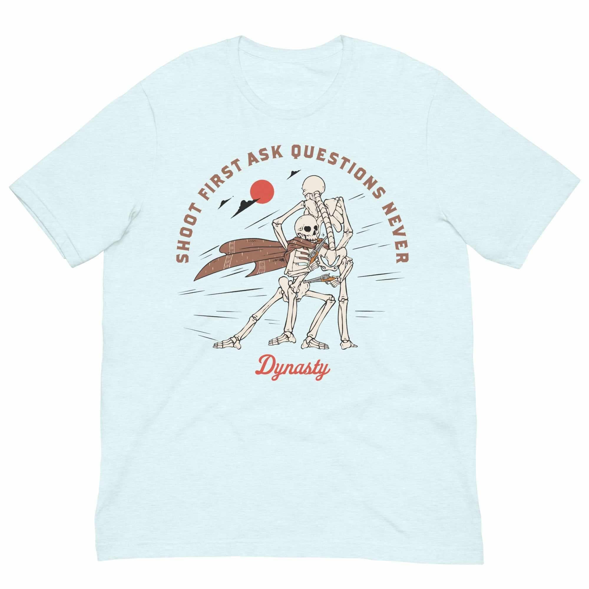 Shoot First Ask Questions Never (Wrestling) T-Shirt-T-Shirts - Dynasty Clothing MMA