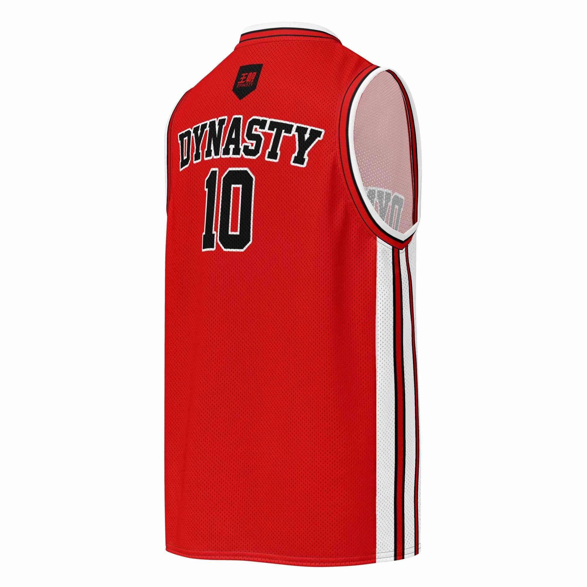 Slam Dunk Premium Basketball Jersey (Red)-Tank Tops - Dynasty Clothing MMA