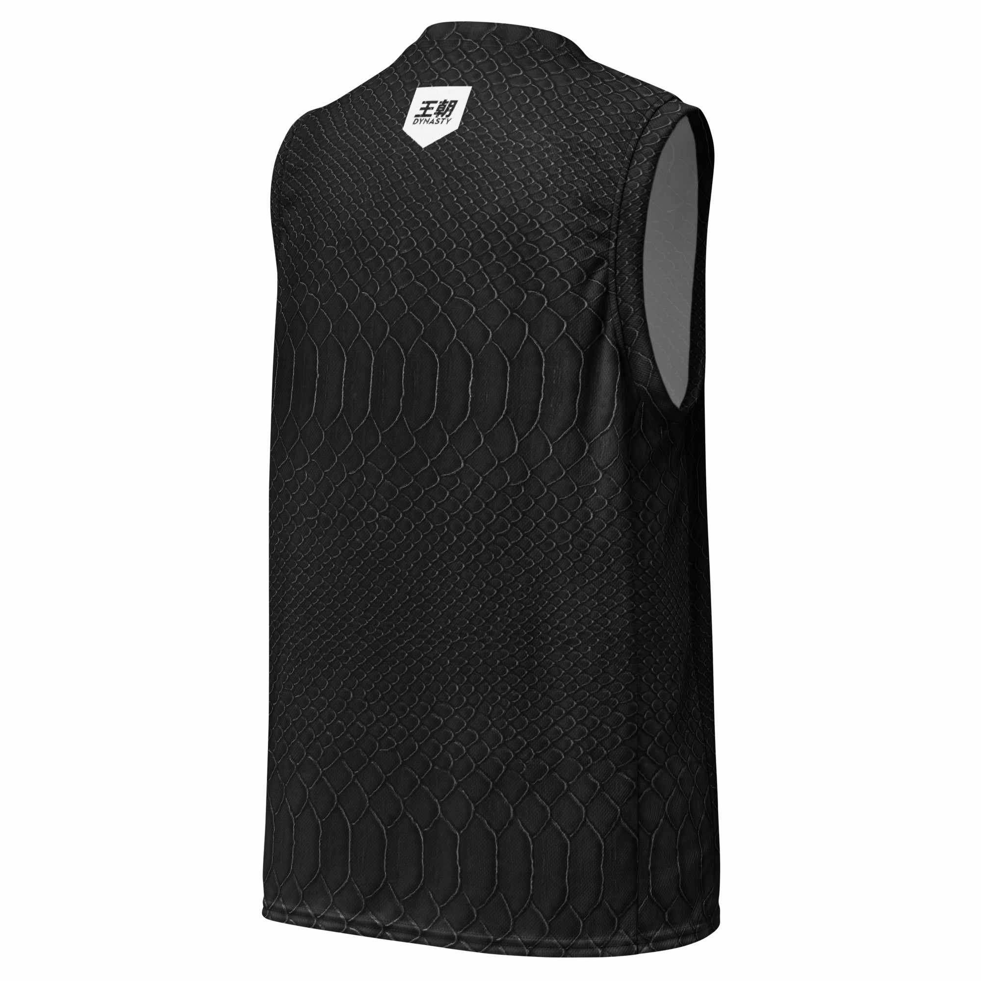 Snake Skin Tank Top Training Jersey (Black)-Tank Tops - Dynasty Clothing MMA