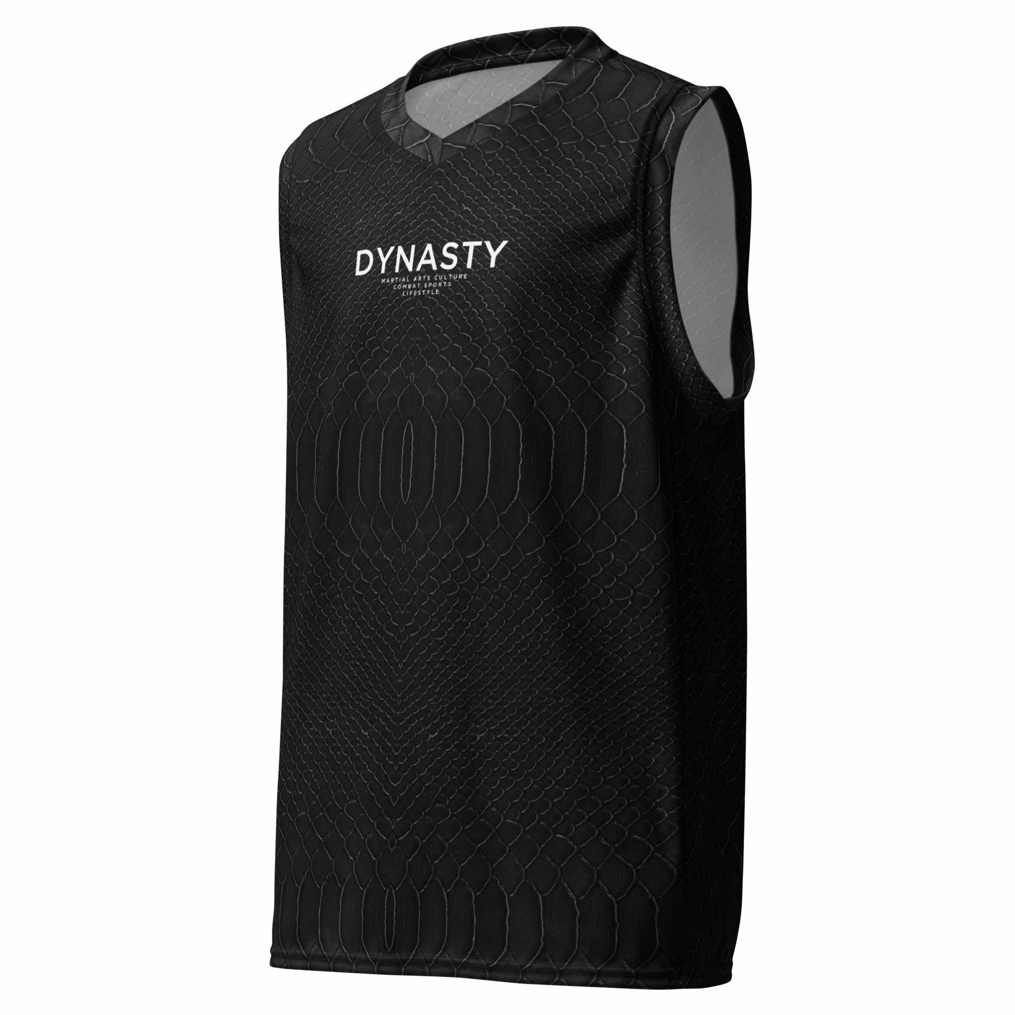Snake Skin Tank Top Training Jersey (Black)-Tank Tops - Dynasty Clothing MMA