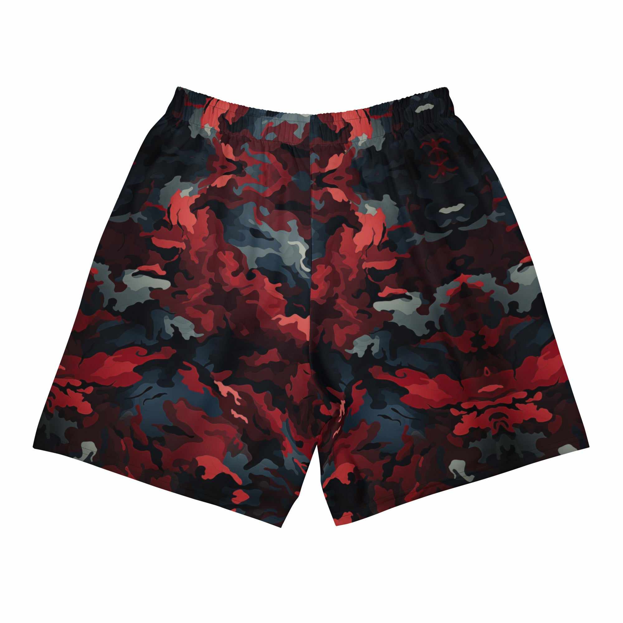 Tactical Camouflage Active Training Workout Shorts (Red Woodland)-Training Shorts - Dynasty Clothing MMA
