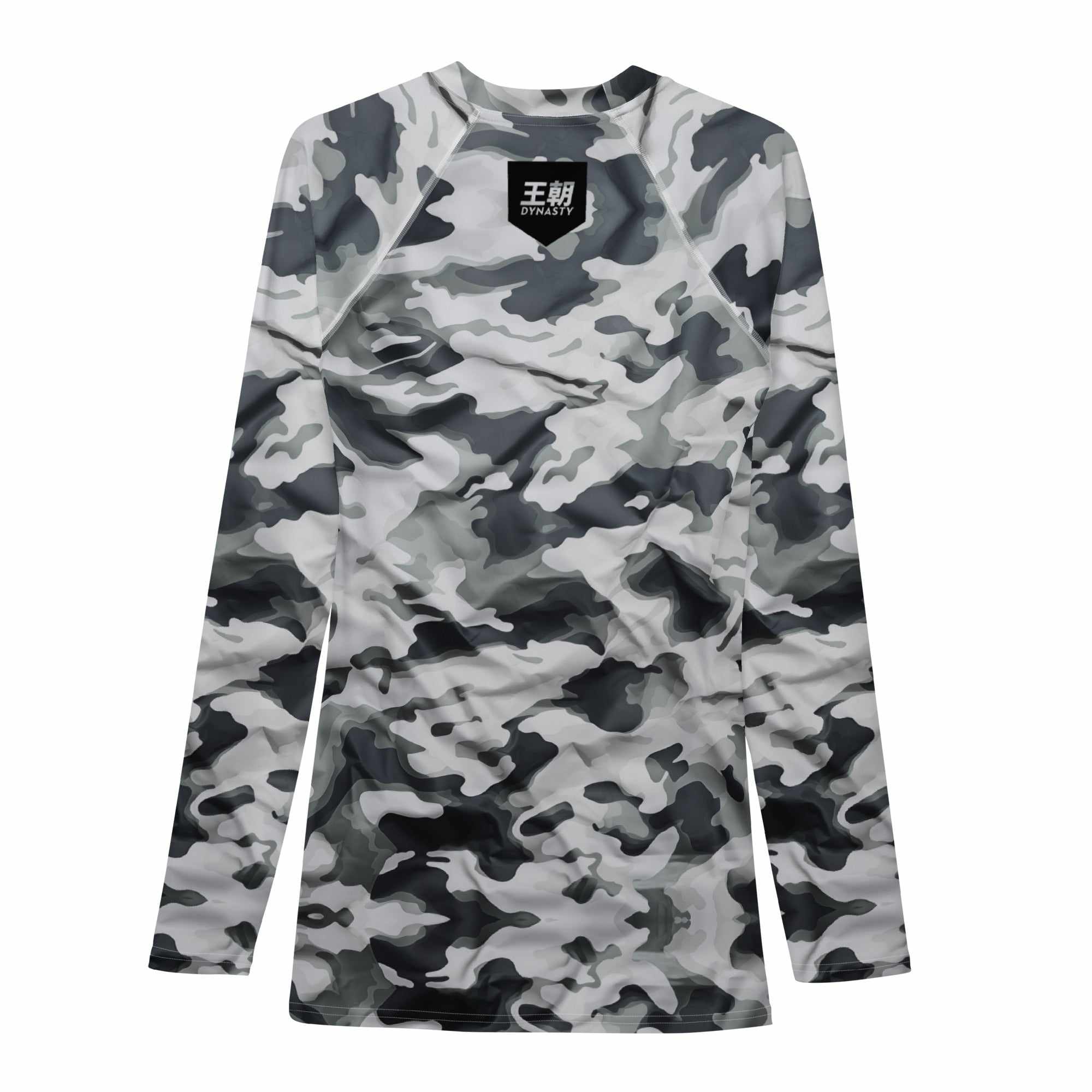 Tactical Camouflage Rash Guard (Arctic White)-Rash Guards - Dynasty Clothing MMA