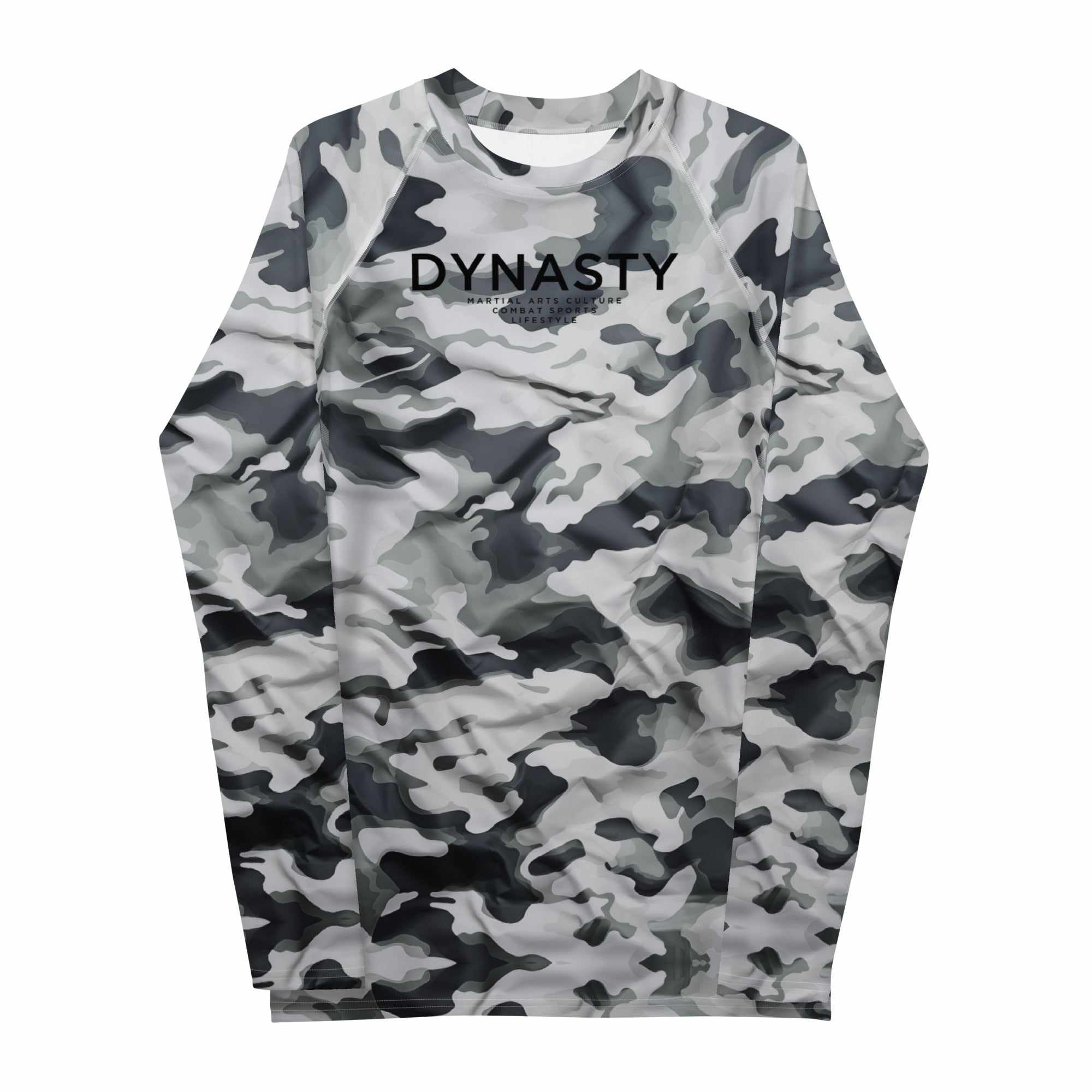 Tactical Camouflage Rash Guard (Arctic White)-Rash Guards - Dynasty Clothing MMA