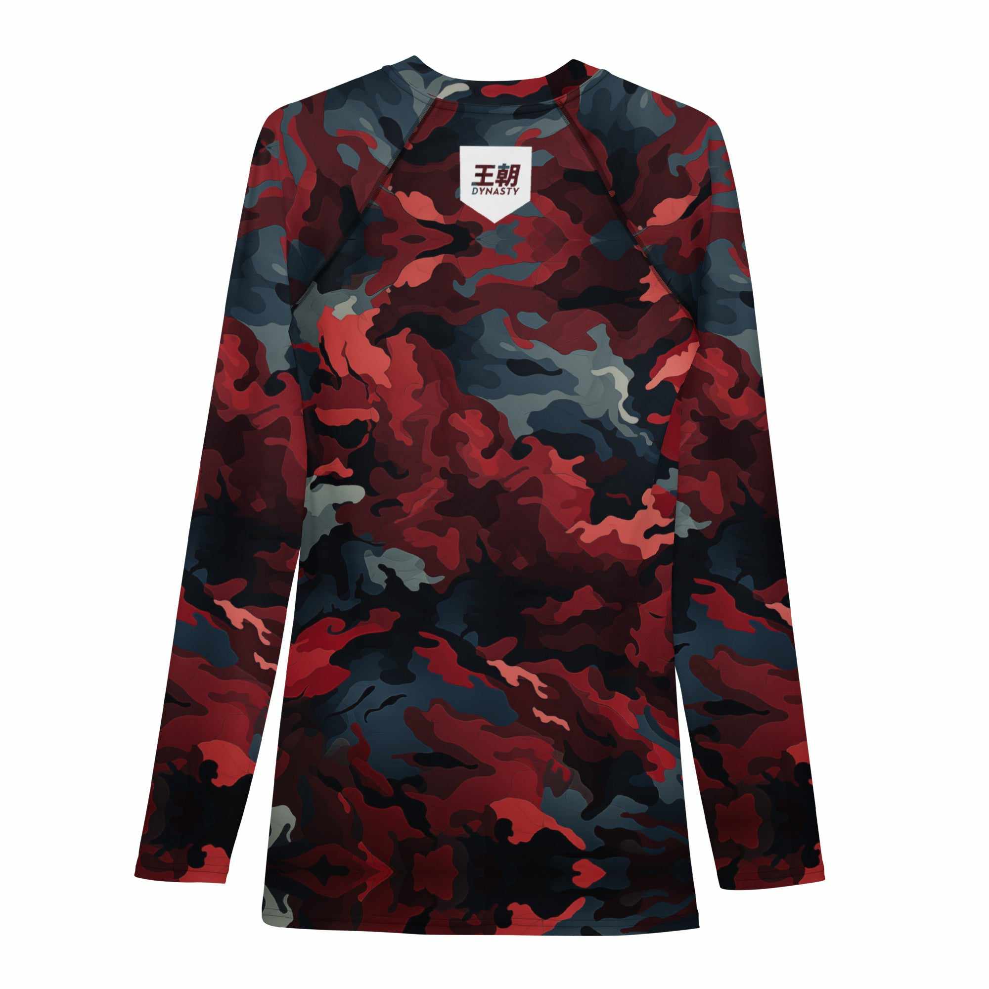 Tactical Camouflage Rash Guard (Red Woodland)-Rash Guards - Dynasty Clothing MMA