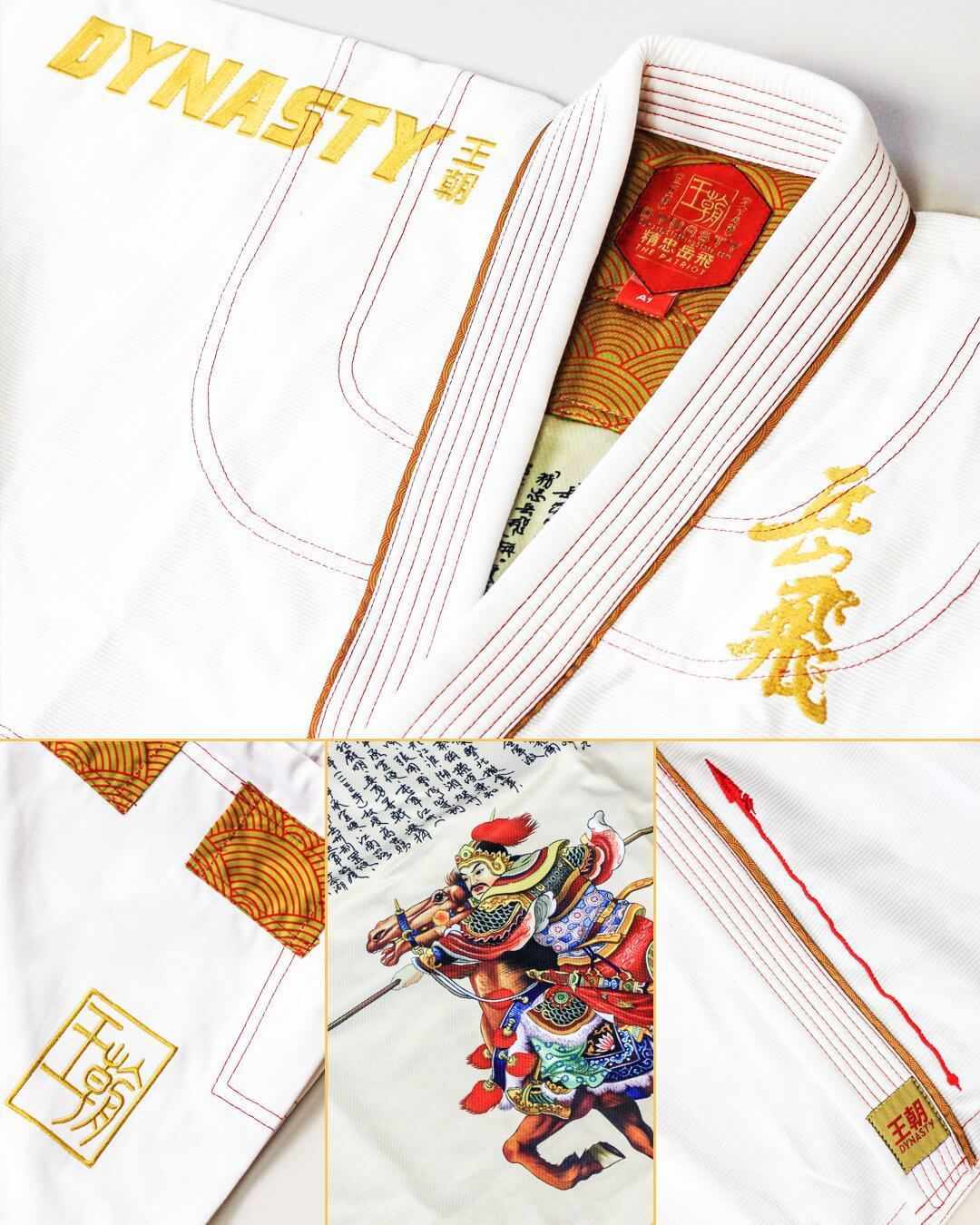 The Patriot Hanfu Kimono BJJ Gi-Hanfu Kimono Gi - Dynasty Clothing MMA