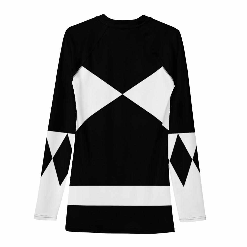 Black Ranger Rash Guard-Rash Guards - Dynasty Clothing MMA