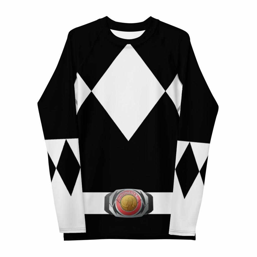 Black Ranger Rash Guard-Rash Guards - Dynasty Clothing MMA