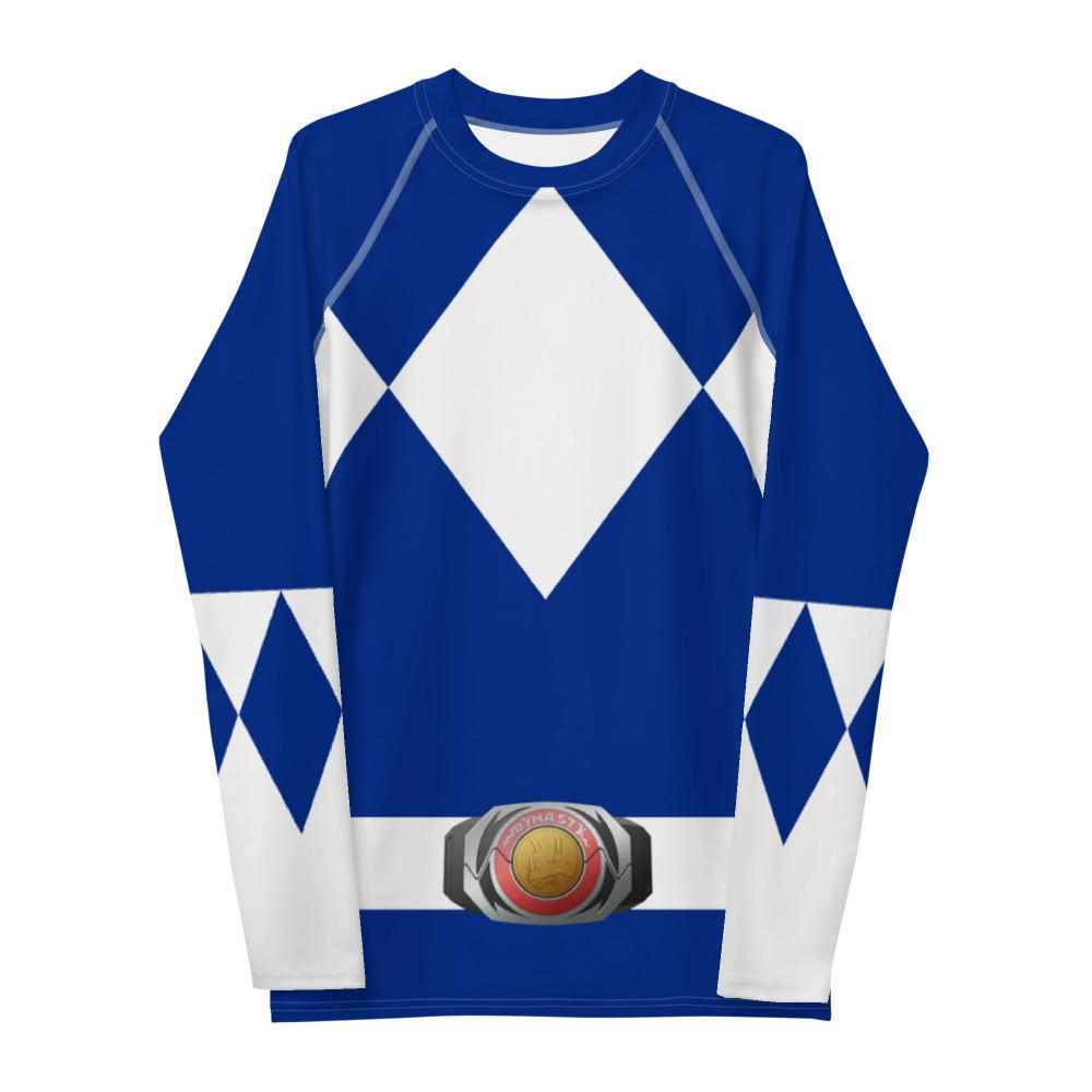Blue Ranger Rash Guard-Rash Guards - Dynasty Clothing MMA