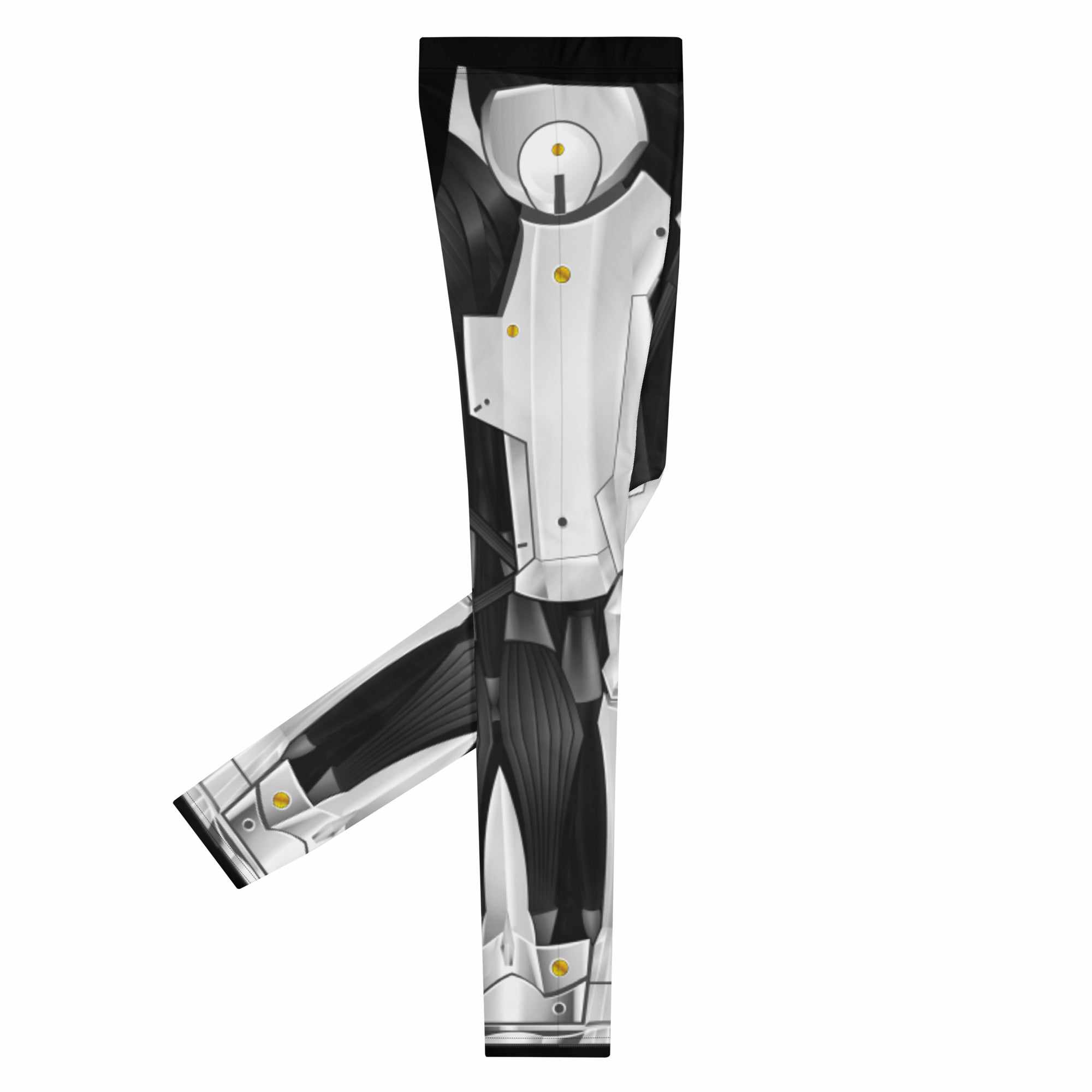 Cyborg Ninja Raiden Grappling Spats (White)-Grappling Spats / Tights - Dynasty Clothing MMA