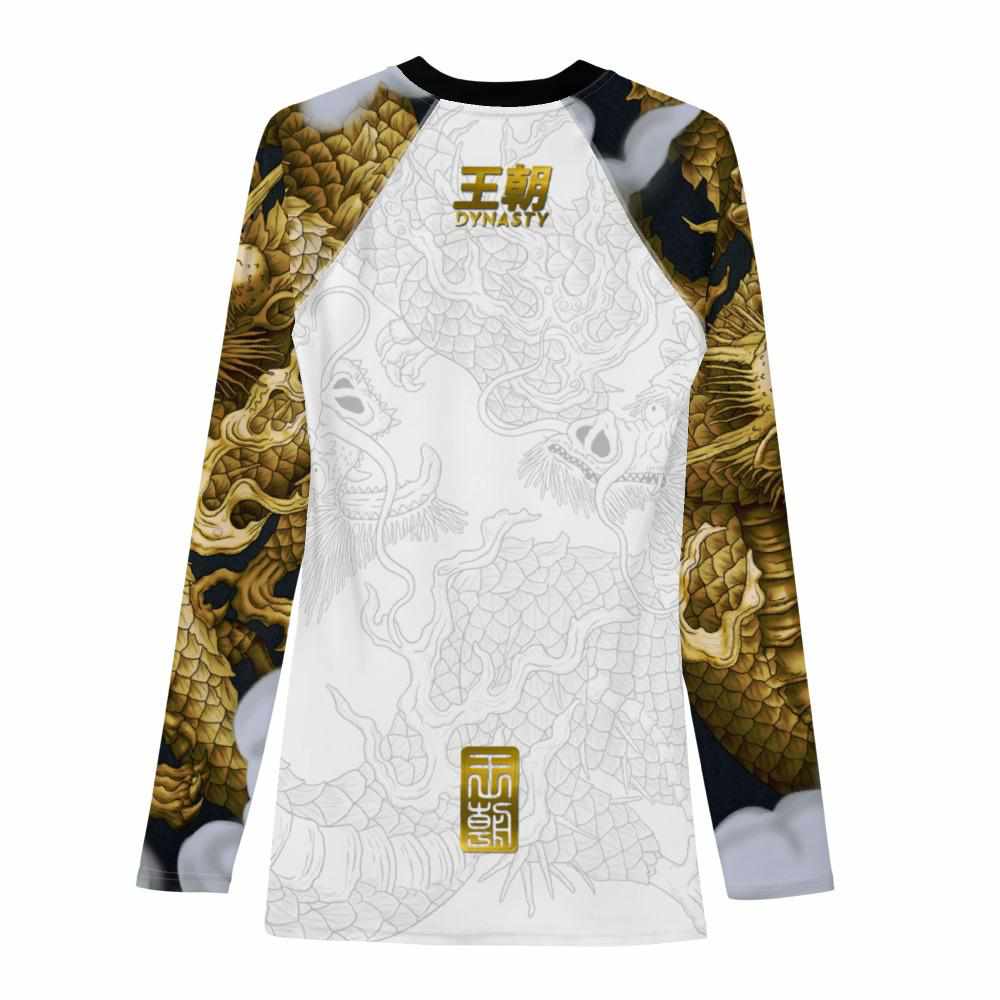 Dragon Lord Rash Guard (Golden)-Rash Guards - Dynasty Clothing MMA