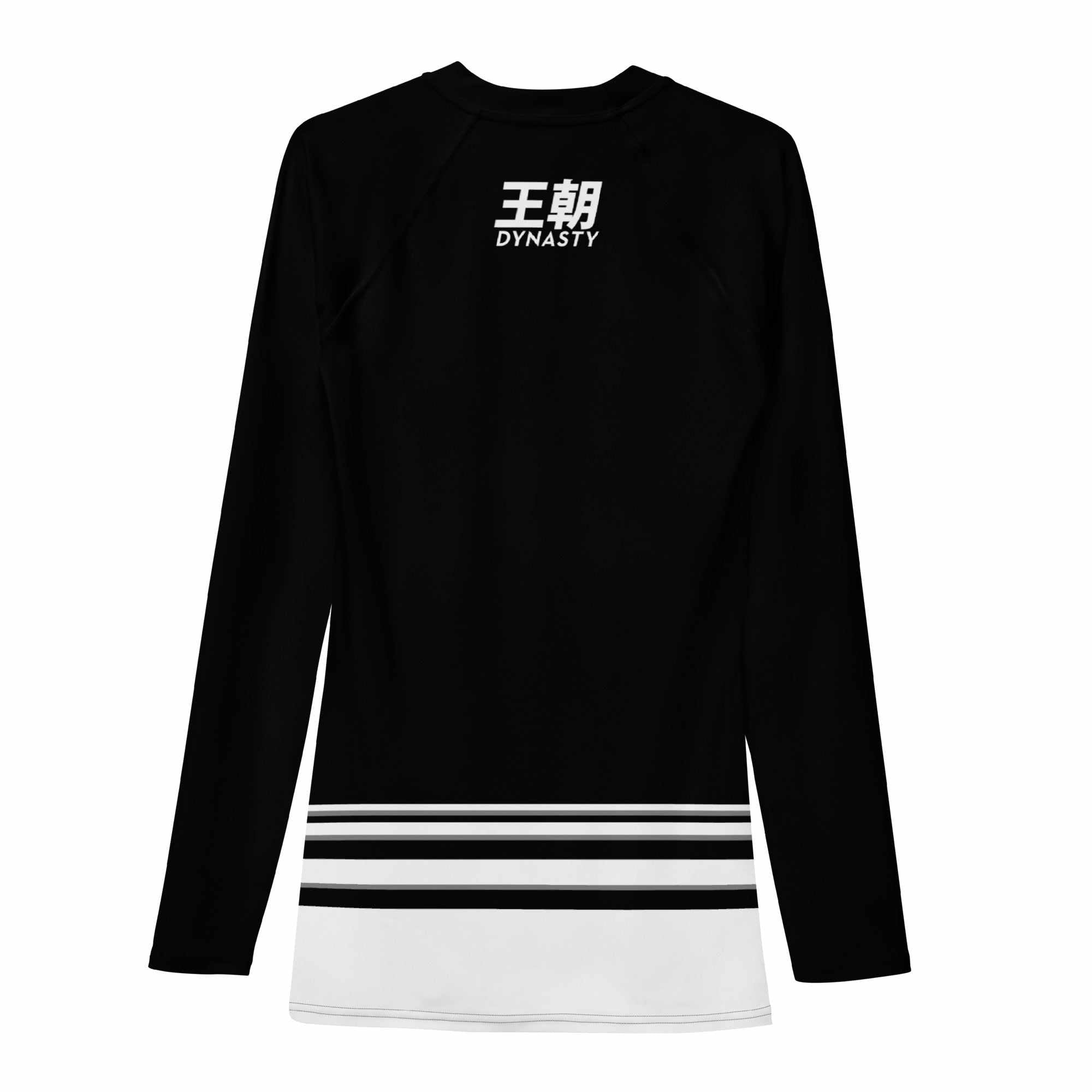 Dynasty Combat Sports IBJJF Competition Rash Guard (Black)-Rash Guards - Dynasty Clothing MMA