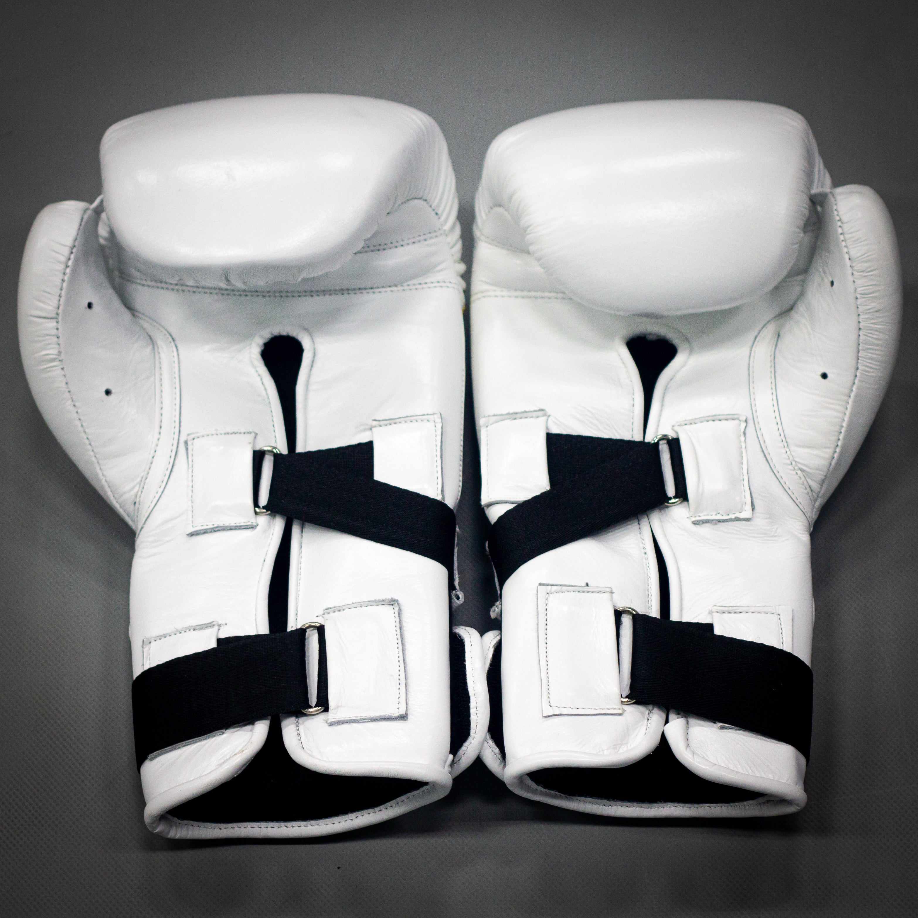 Dynasty Diamond Pro Training Gloves (White / Gold)-Boxing Gloves - Dynasty Clothing MMA