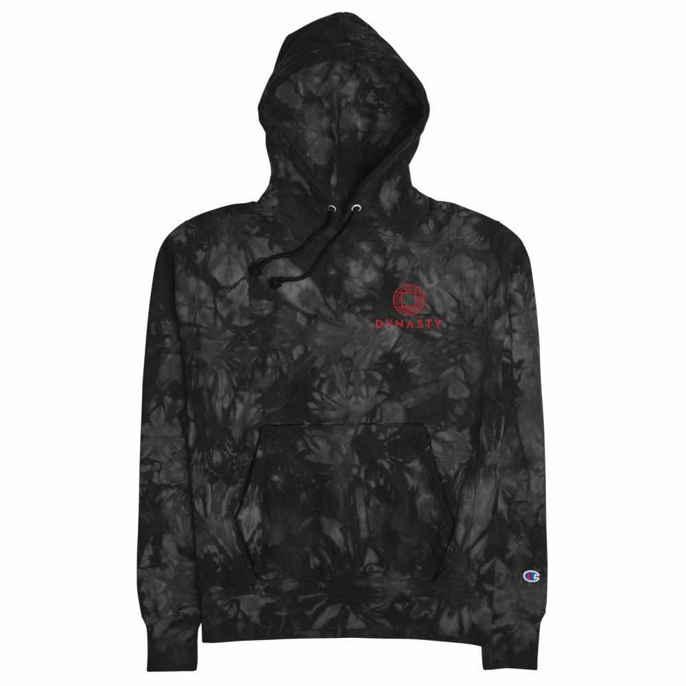 Dynasty Emblem Embroidered Champion Tie-Dye Hoodie-Hoodies / Sweaters - Dynasty Clothing MMA