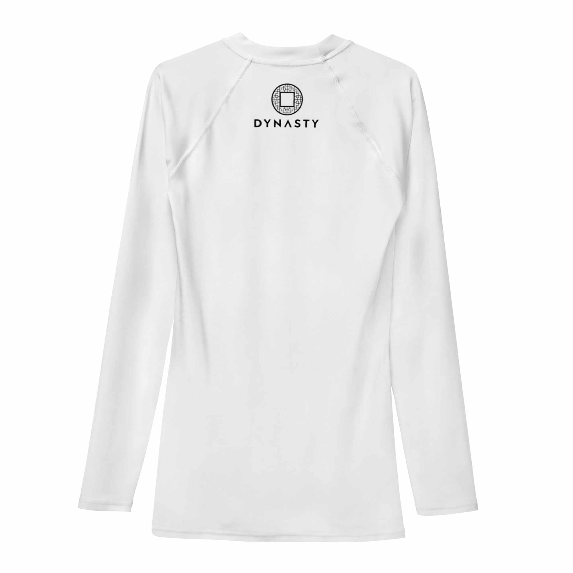 Dynasty Hangul Rash Guard (White)-Rash Guards - Dynasty Clothing MMA