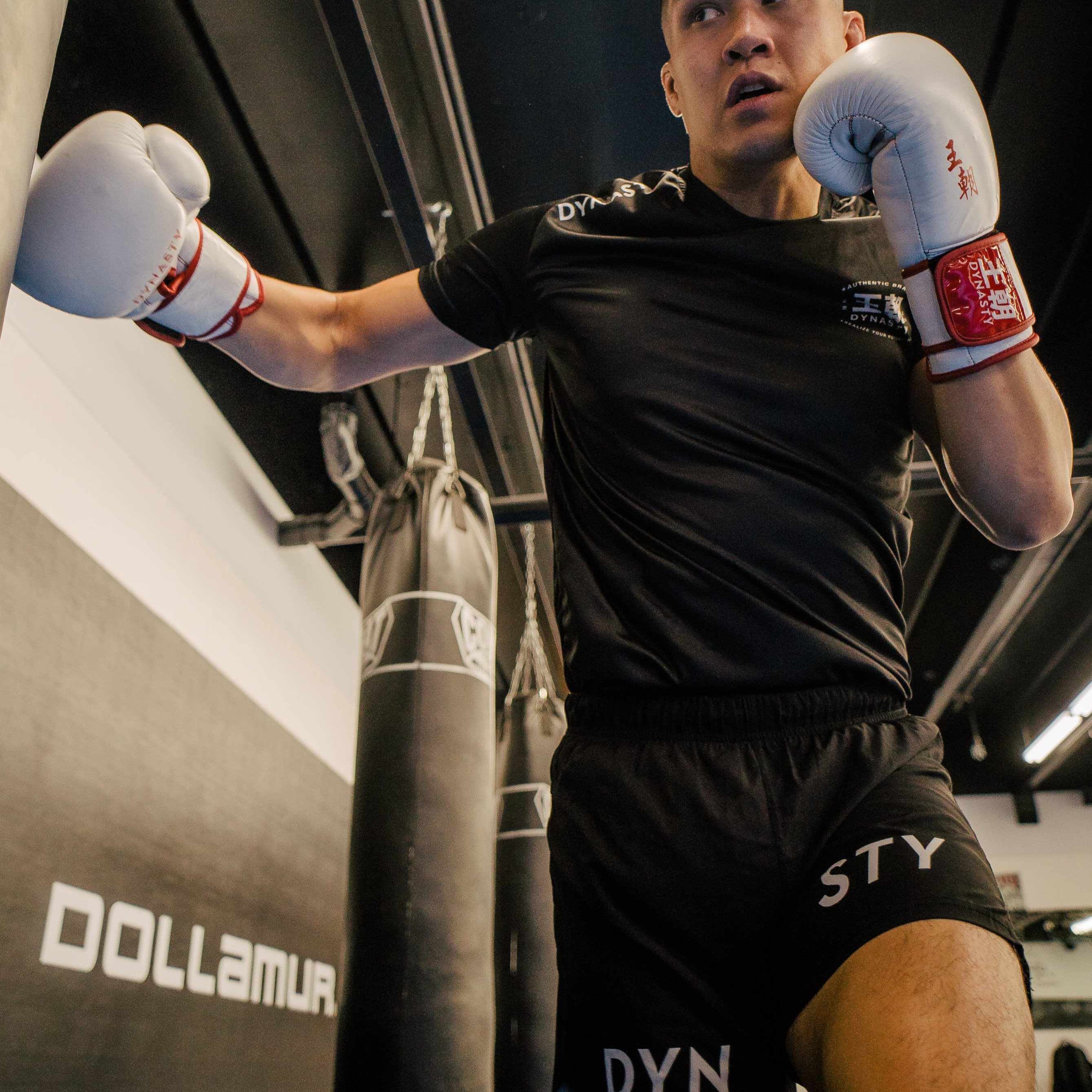 Dynasty Hybrid Competition Shorts (Black)-Hybrid Shorts - Dynasty Clothing MMA