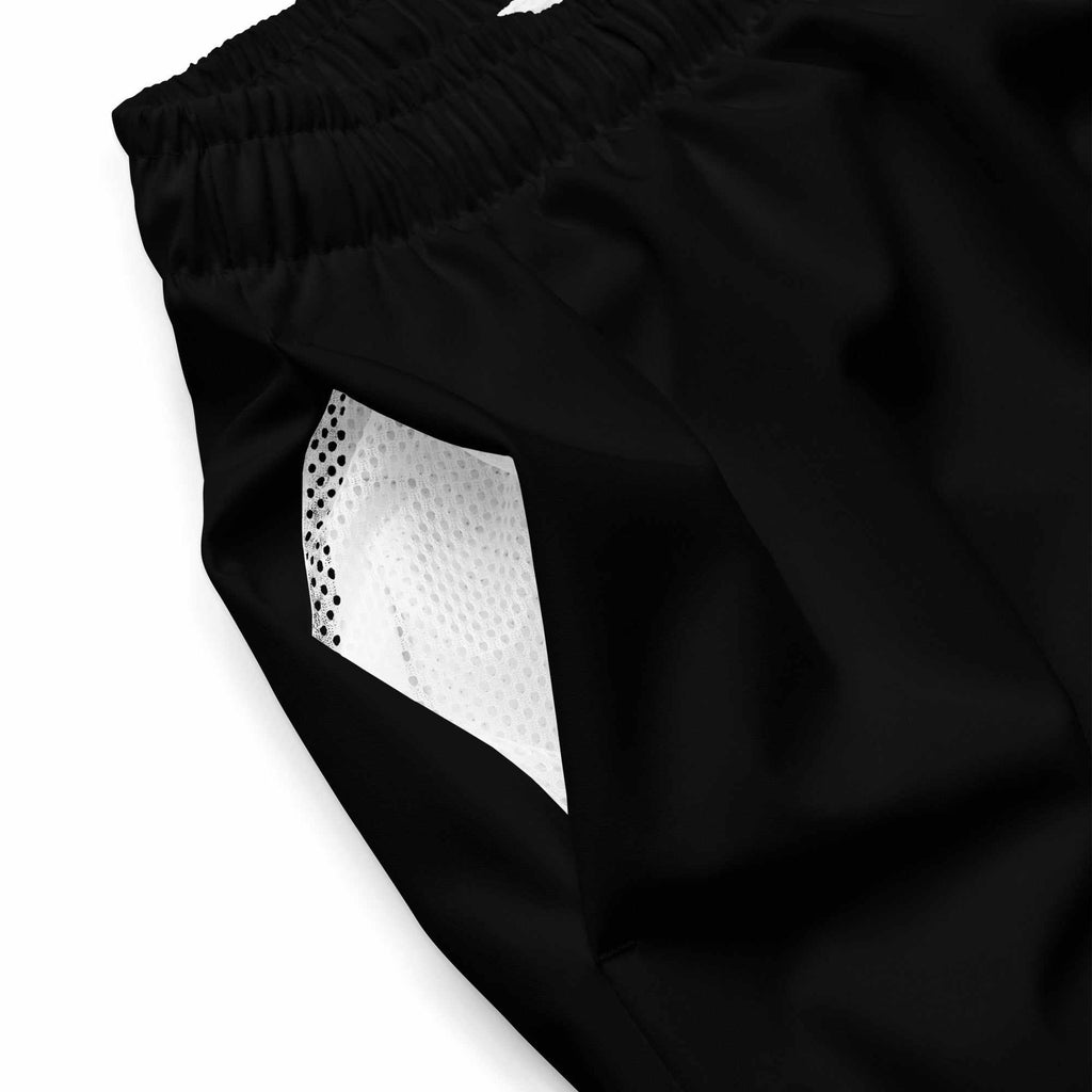 Dynasty Hybrid Emblem Board Shorts (Black / Gold)-Hybrid Shorts - Dynasty Clothing MMA
