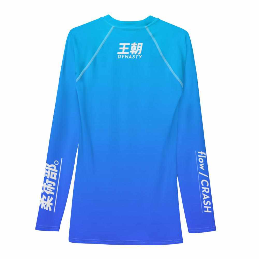 Dynasty IBJJF Competition Rash Guard (Blue)-Rash Guards - Dynasty Clothing MMA